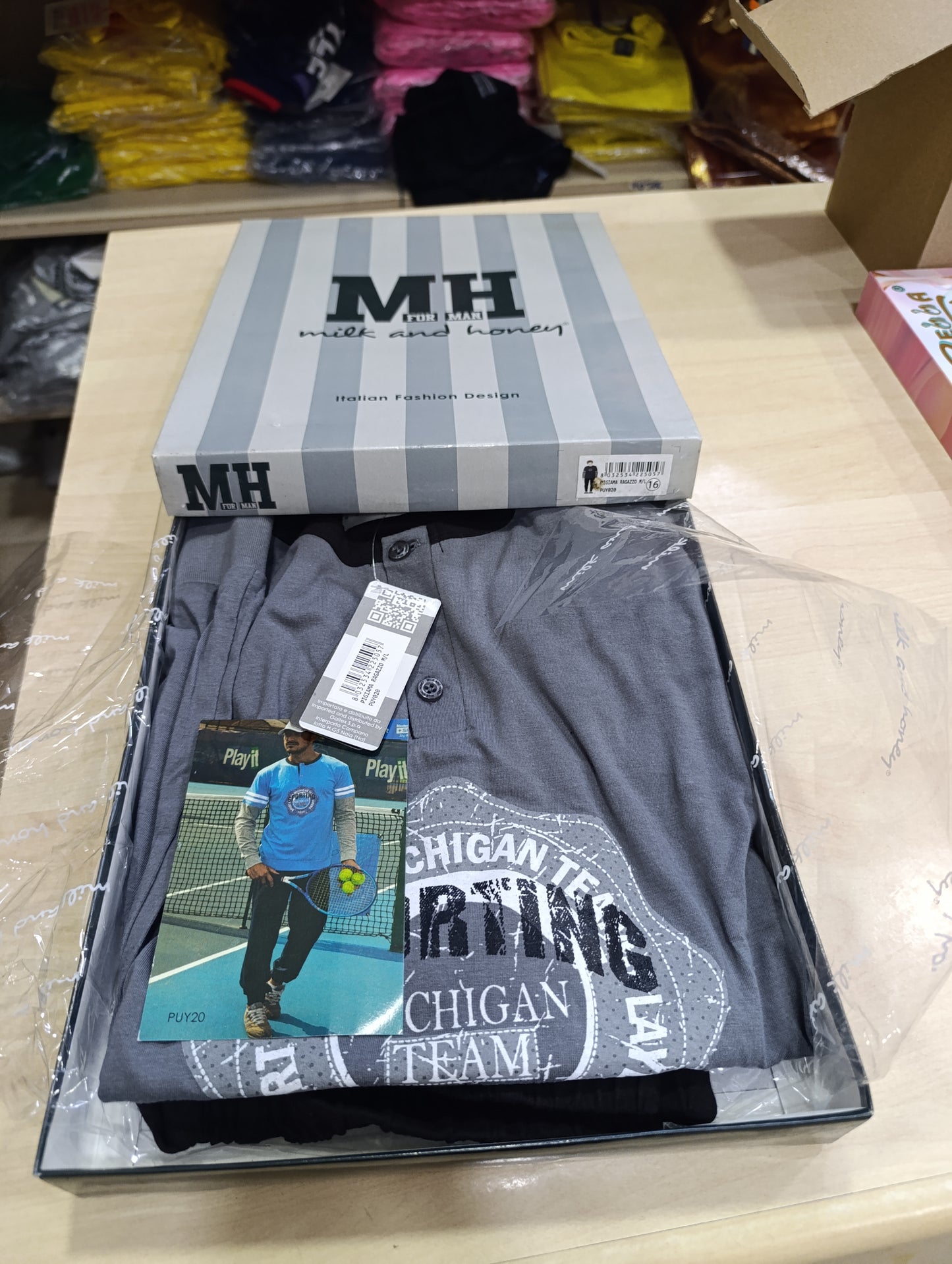Offerta Pigiama bimbi cotone manica lunga e gamba lunga a 3,50