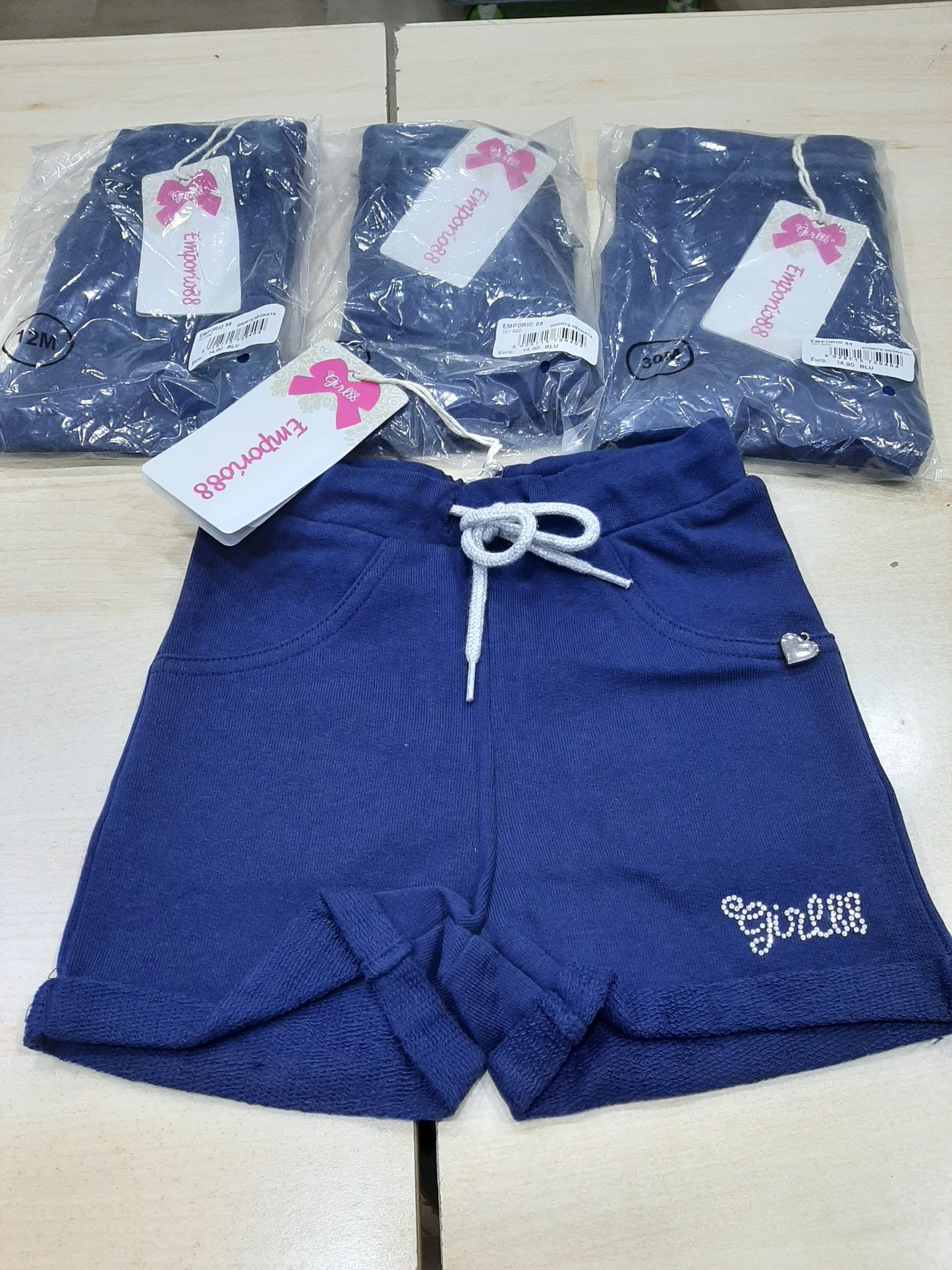 Pantaloncini bambini a 3 euro