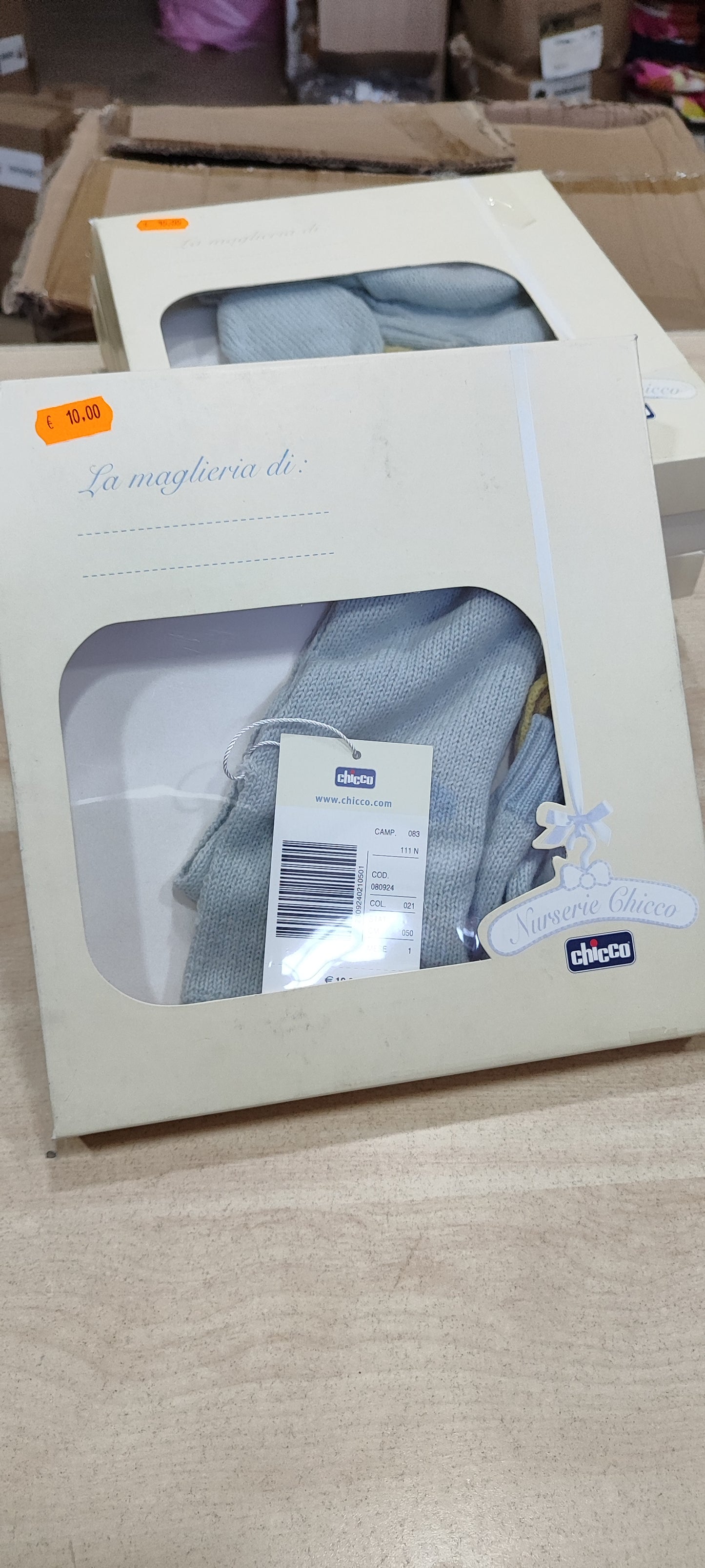 coordinati chicco a 3 euro scatolati