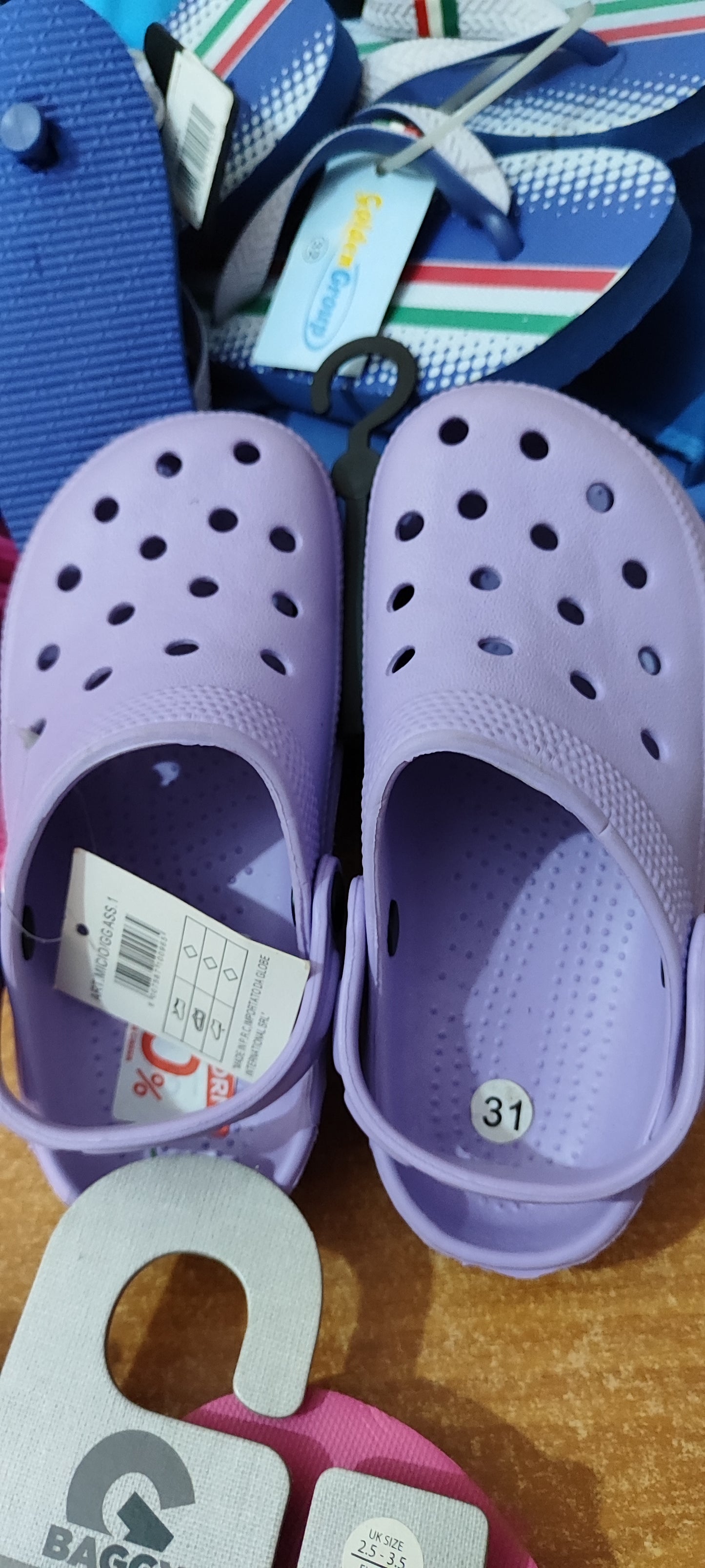 ciabatte infradito pantofole bambini a 1,50