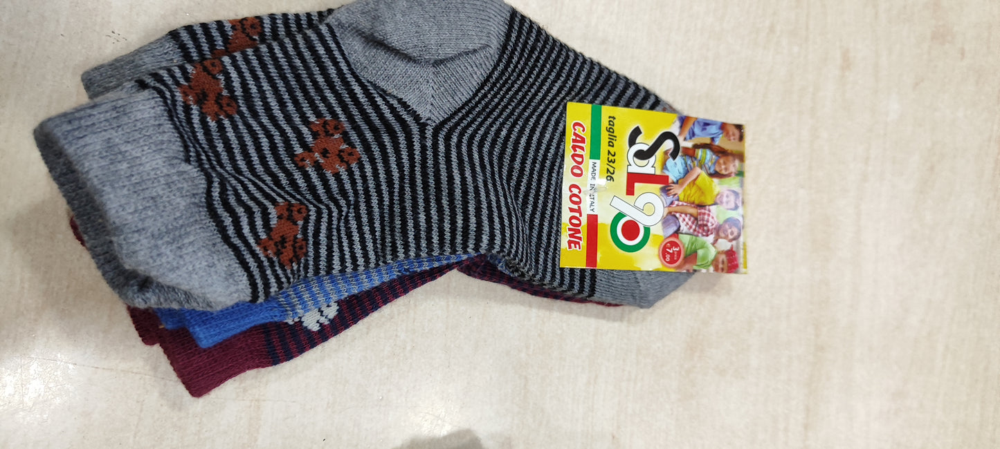 Calzini bimbi caldo cotone a 0,50