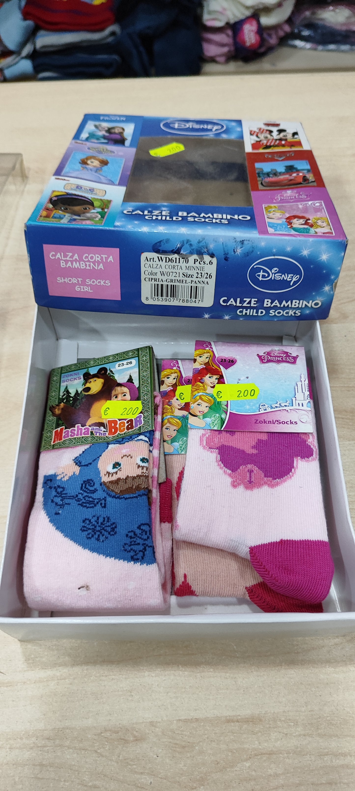 Calzini bimbi caldo cotone a 0,50