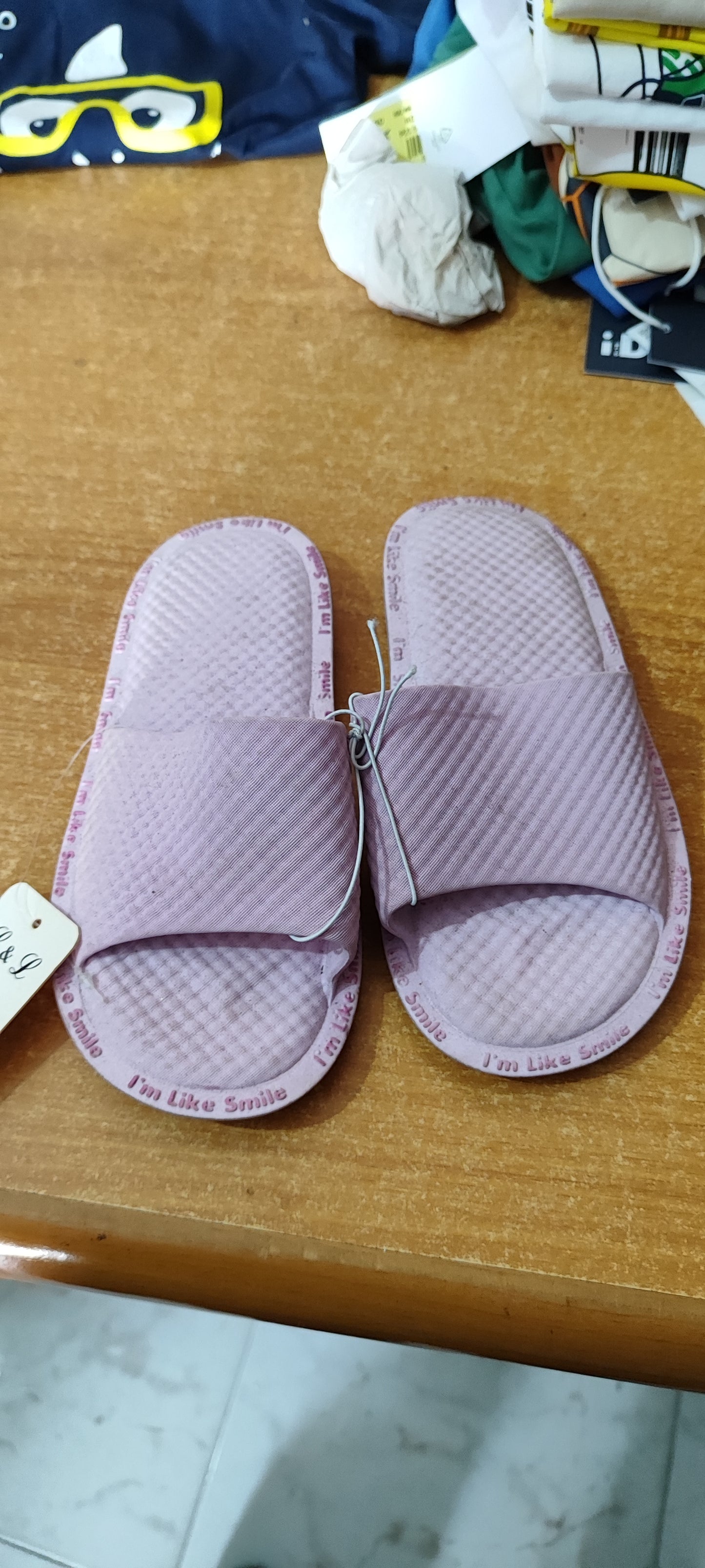 Pantofole bimbi in gomma a 1,60