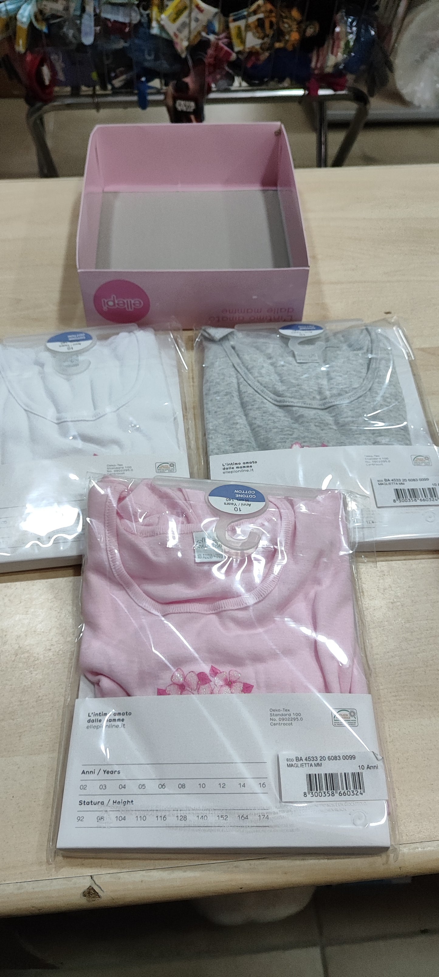 Offertissima canotte e magliette intime bimbi a 1,80