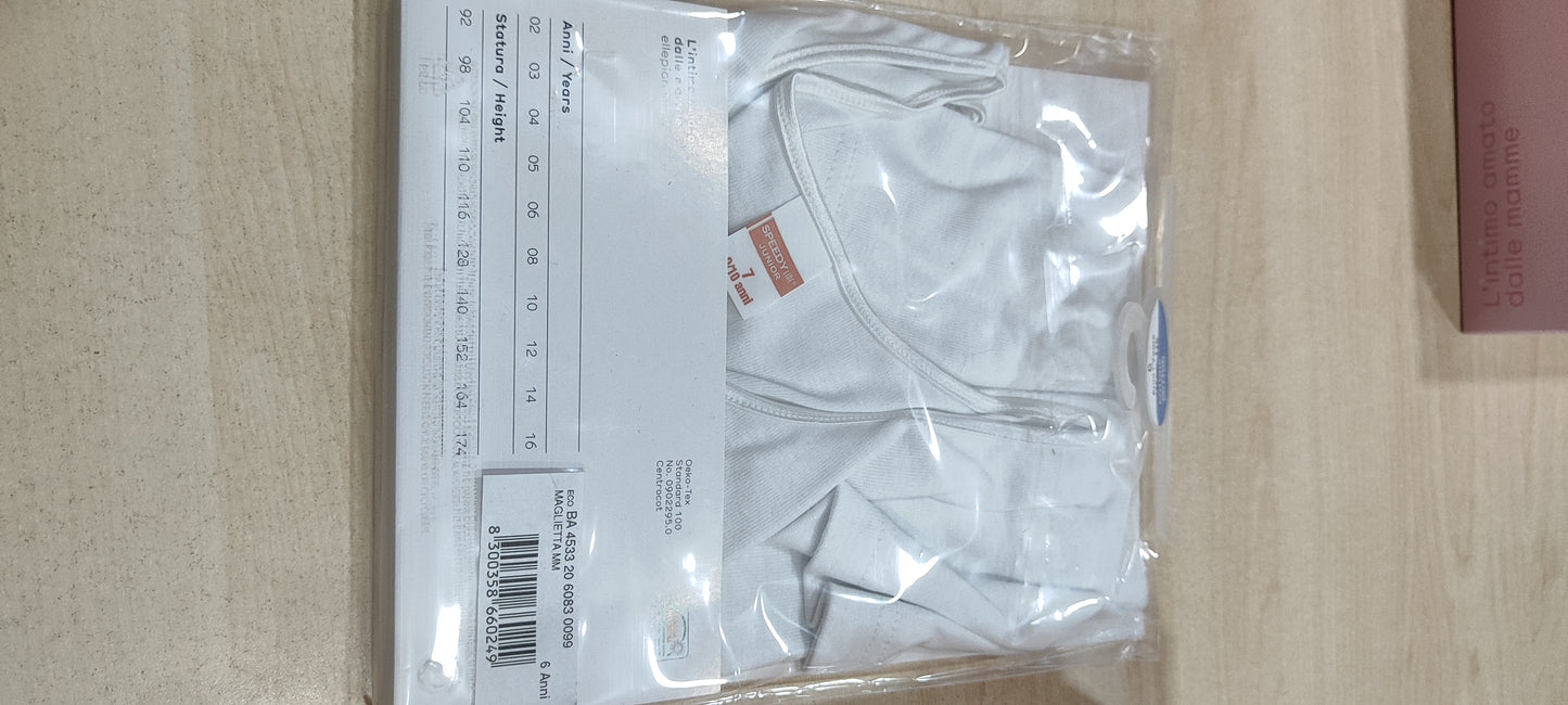 Offertissima canotte e magliette intime bimbi a 1,80
