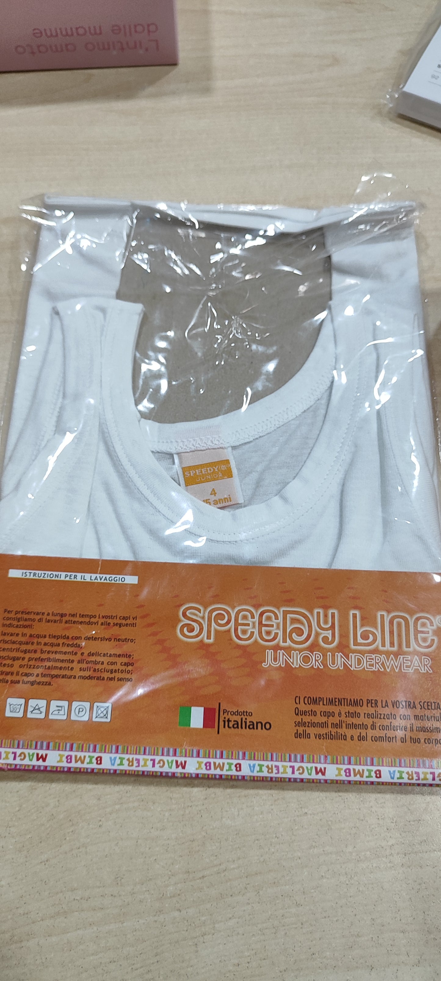 Magliette intime bimbi a 1,50