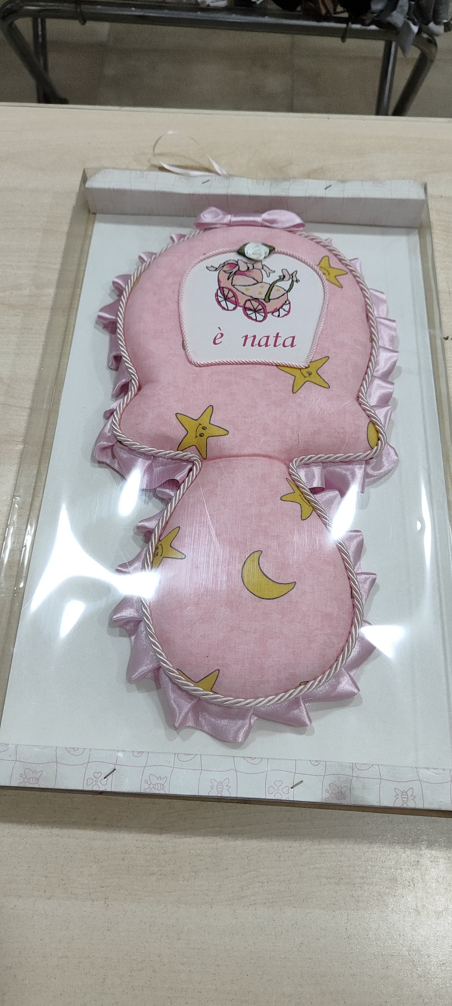 Fiocco nascita grande maschio e femmina a 5 euro