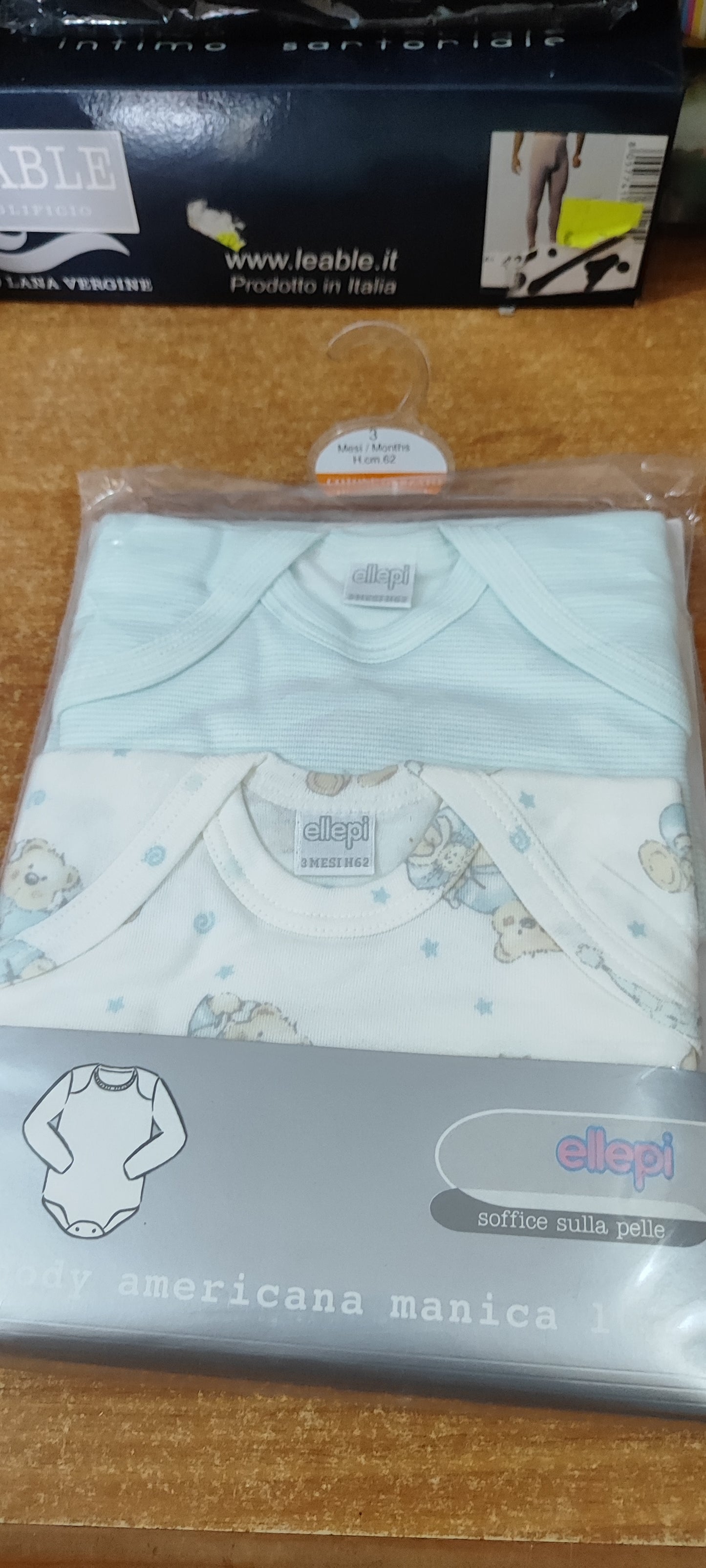 Body intimi bimbi caldo cotone a 1,50