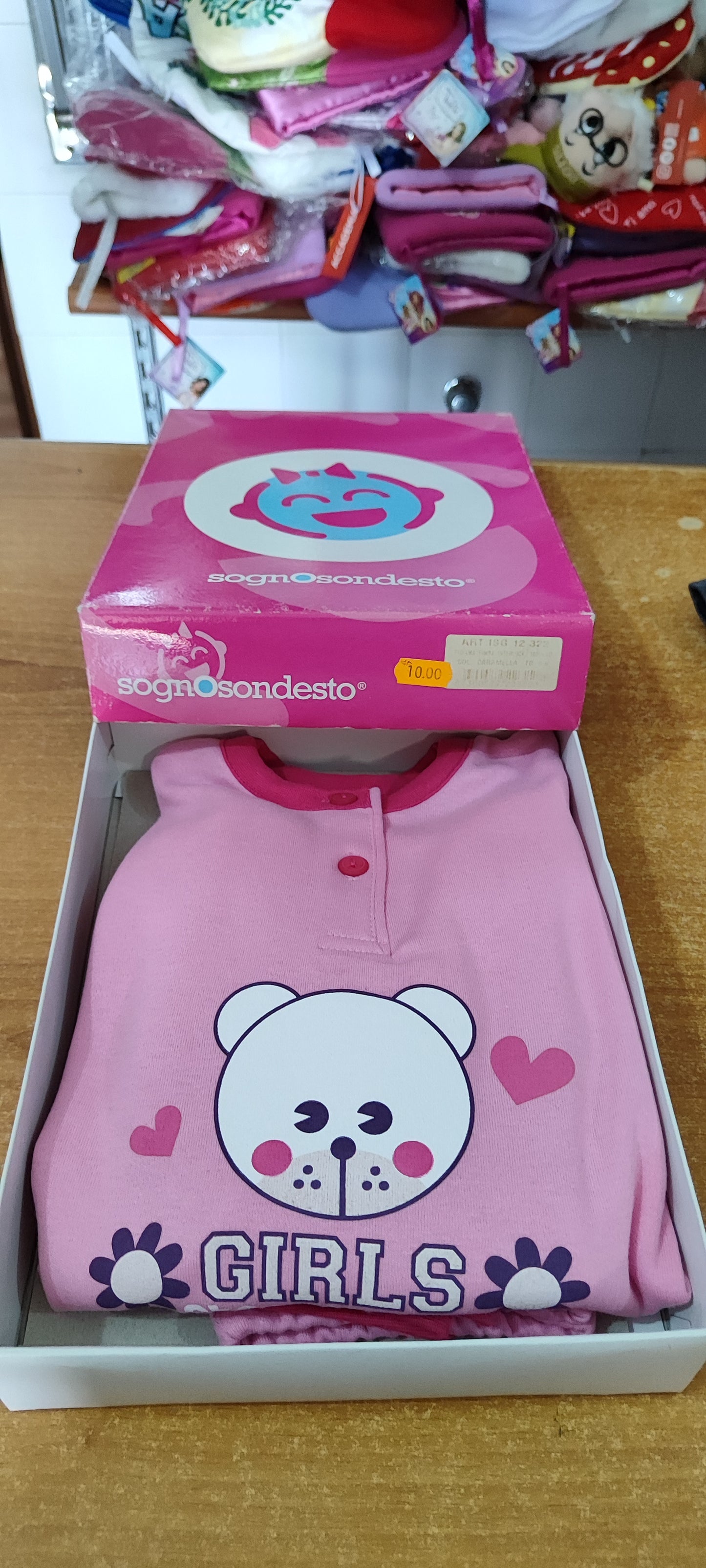 pigiama bimba caldo cotone a 4 euro