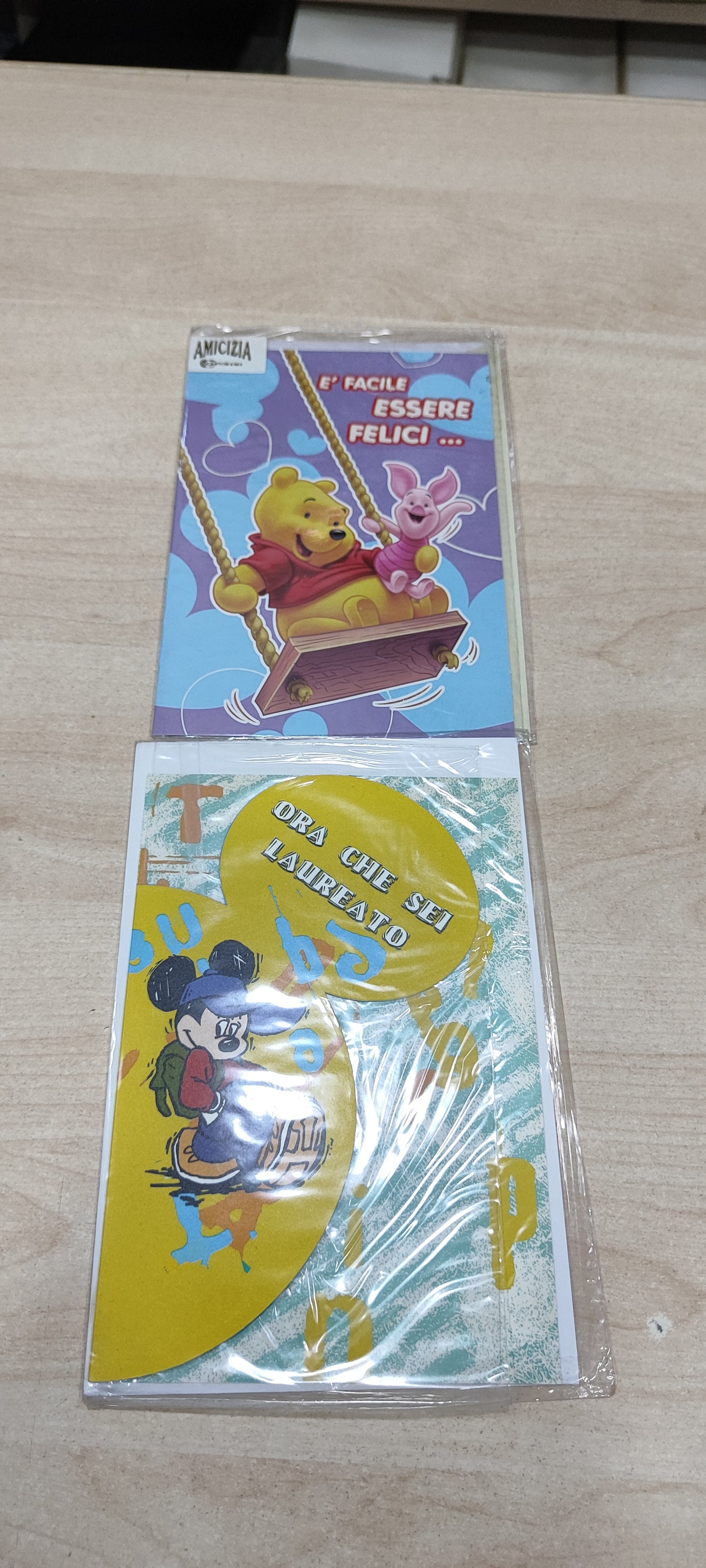 Bigliettini auguri Disney a 0,50