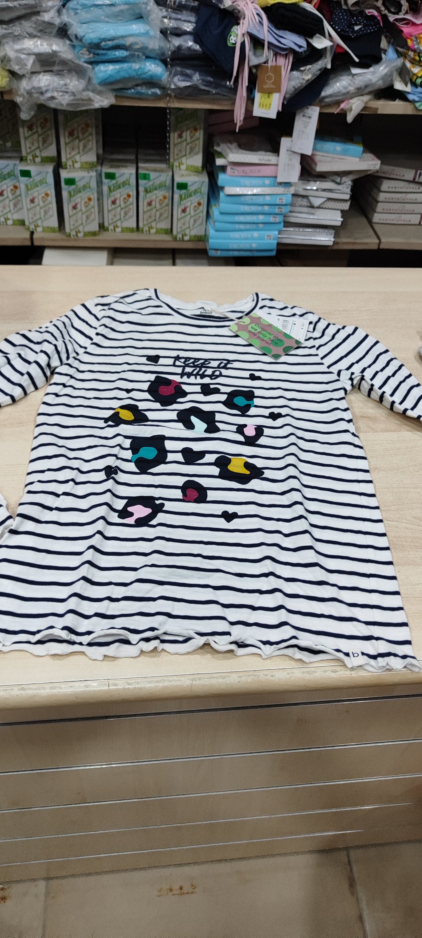 Magliette bimbi manica lunga cotone a 2 euro