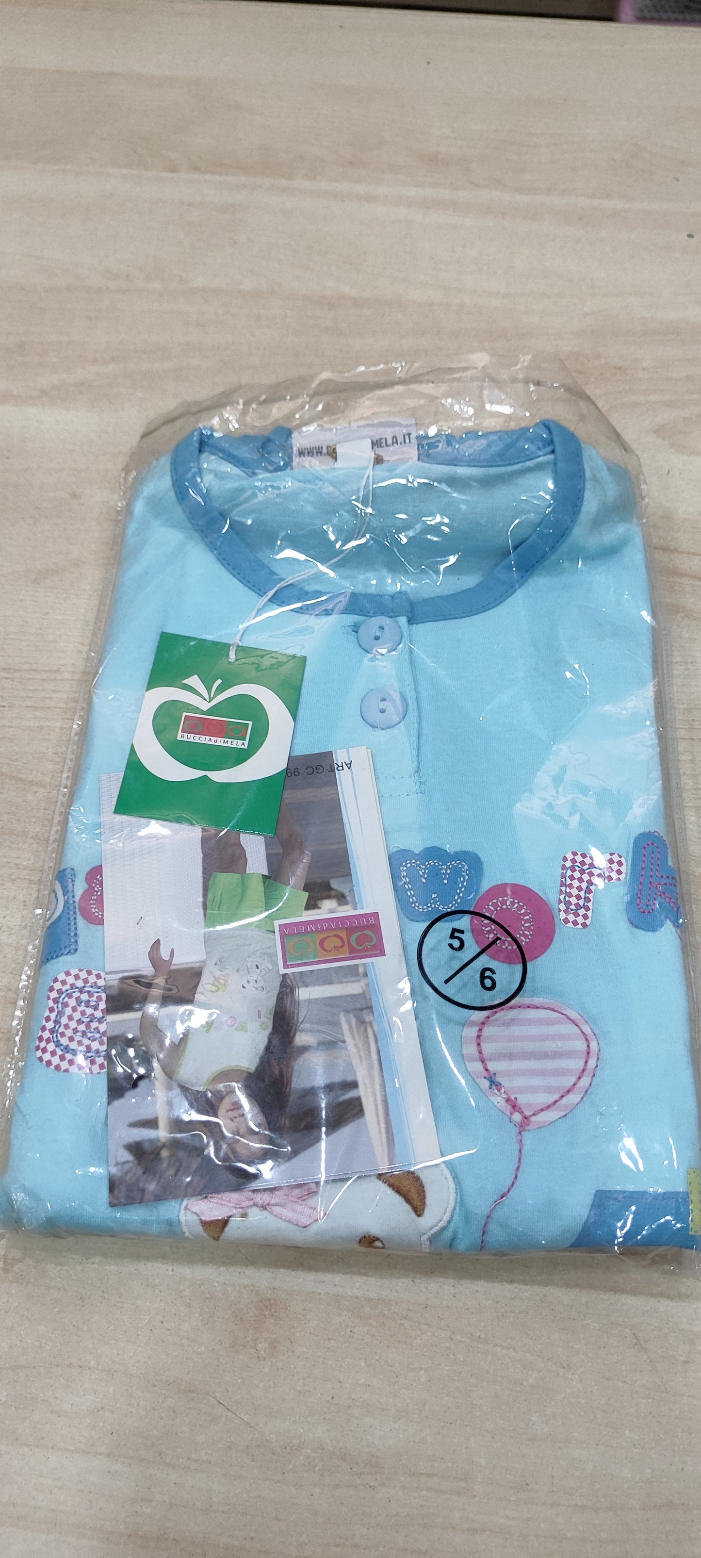 Pigiama bimbi cotone estivo a 3,50