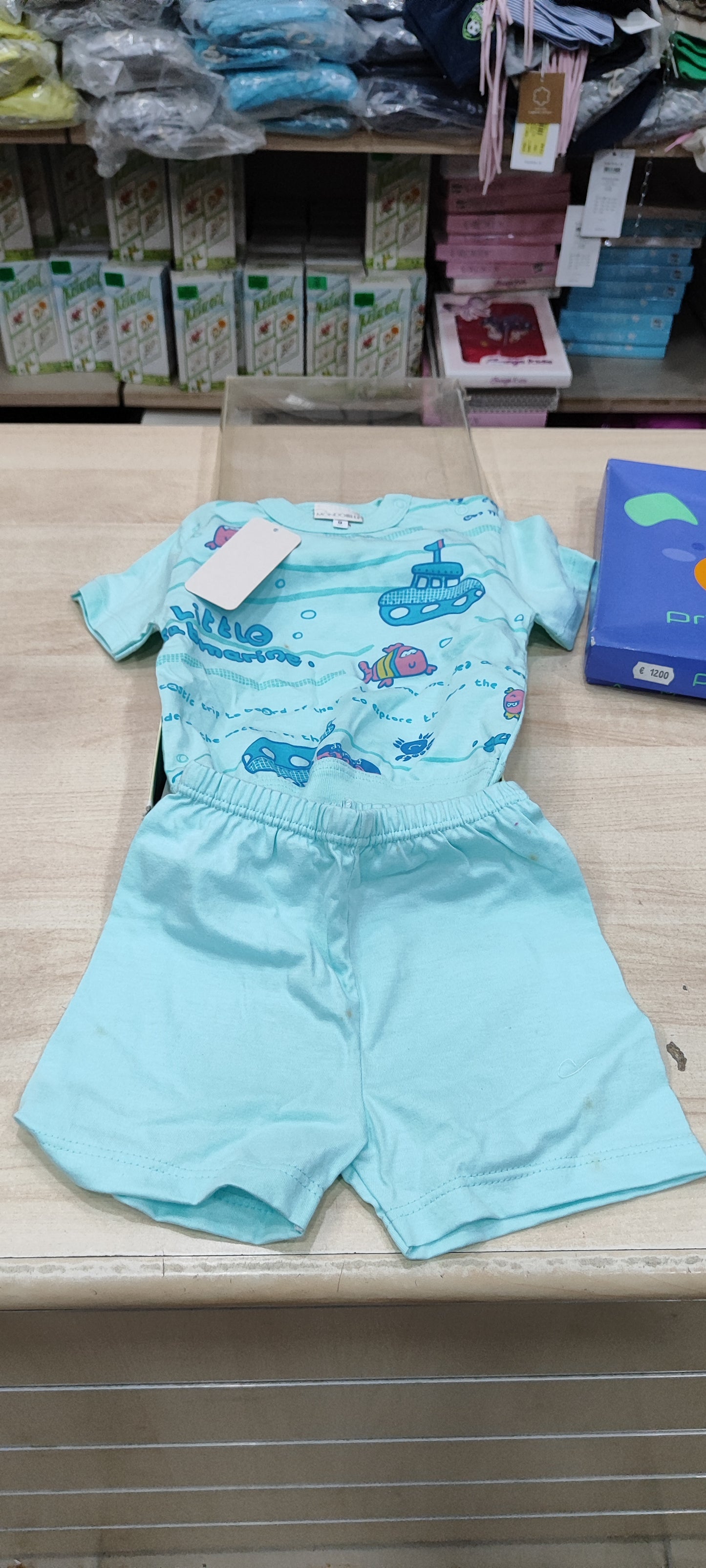 Pigiama bimbi cotone estivo a 3,50