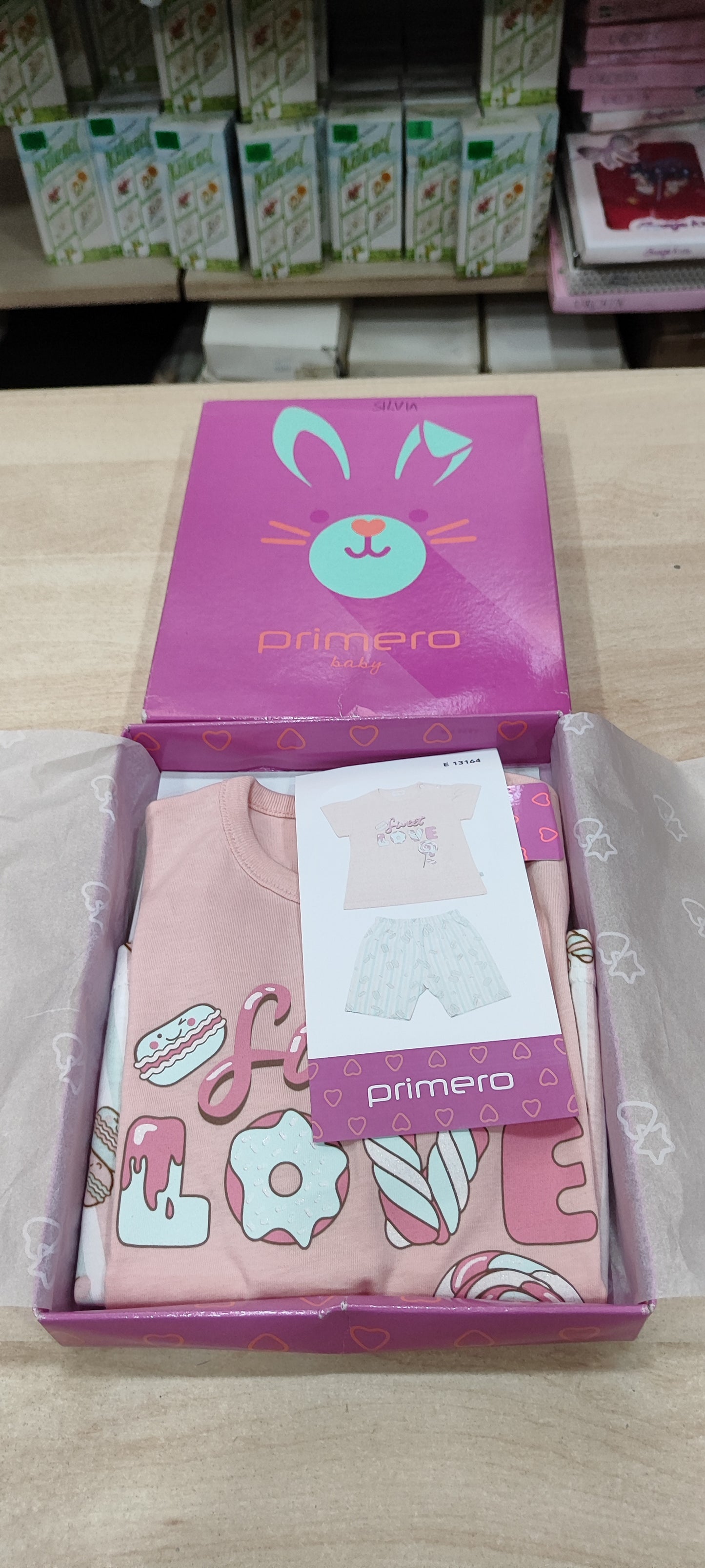 Pigiama bimbi cotone estivo a 3,50
