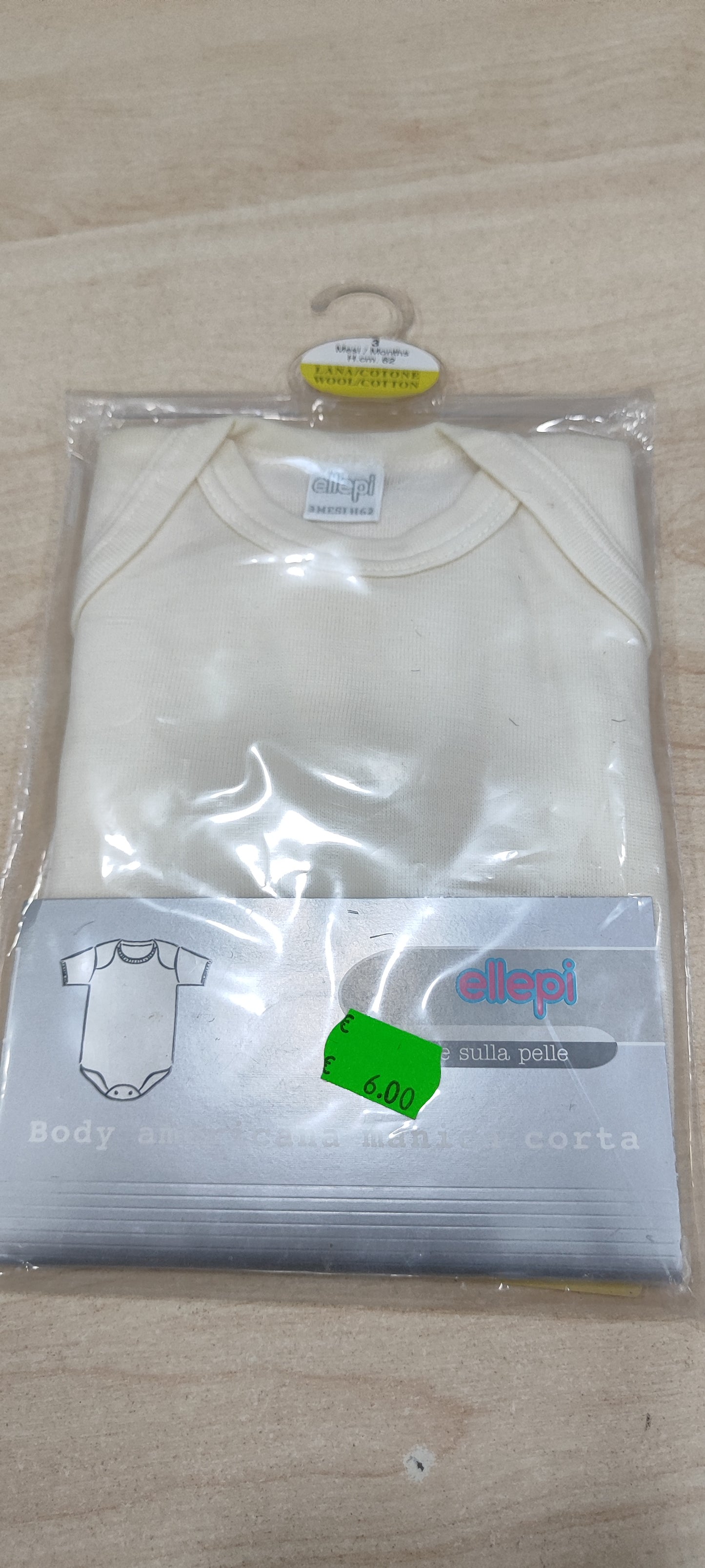 Body intimi bimbi caldo cotone a 1,50