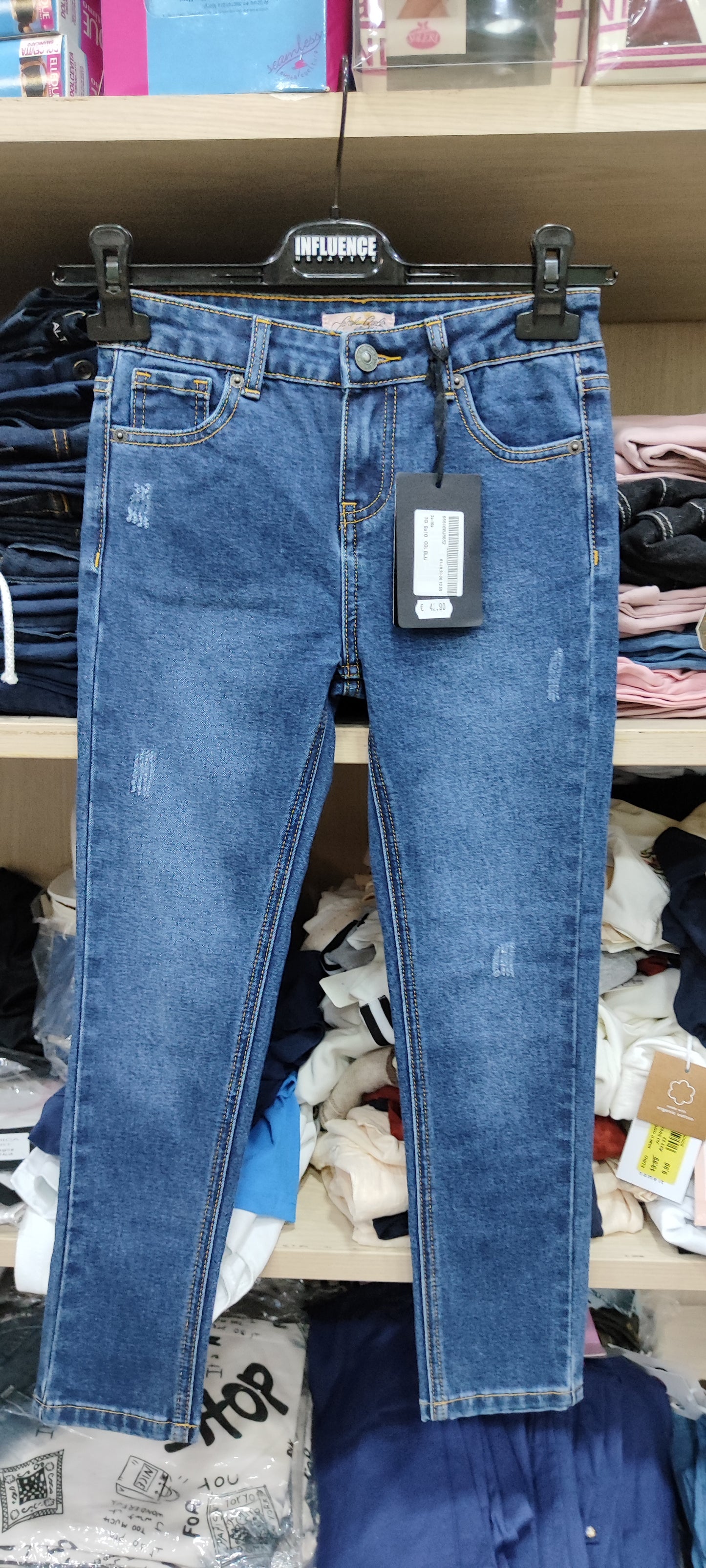 Jeans bimbi a 5 euro firmato