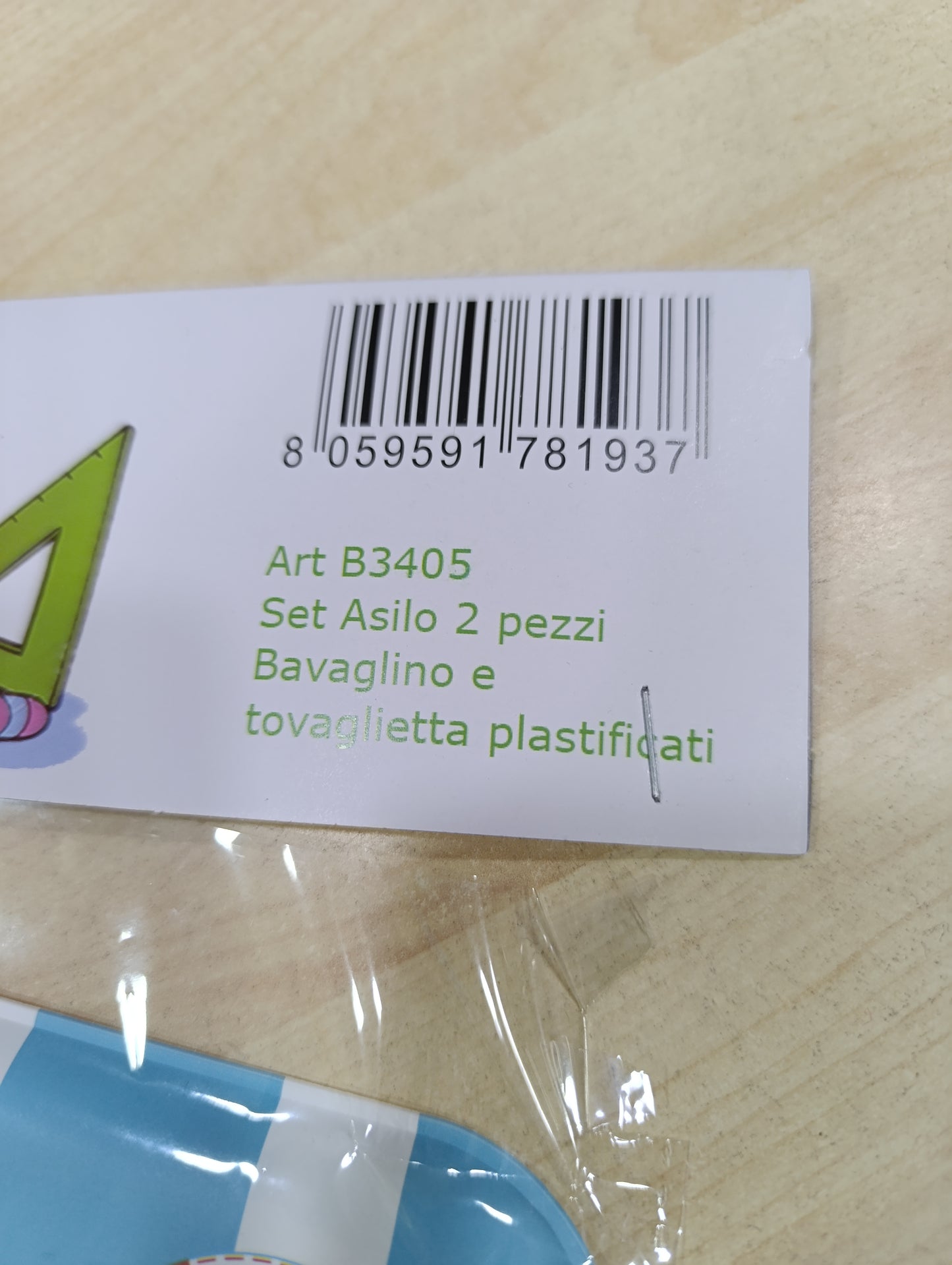 Set pappa colore celeste a 2 euro