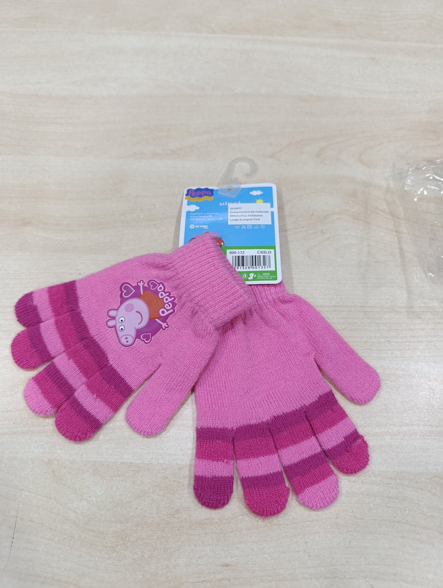 Guantini bimba Peppa pig a 1 euro