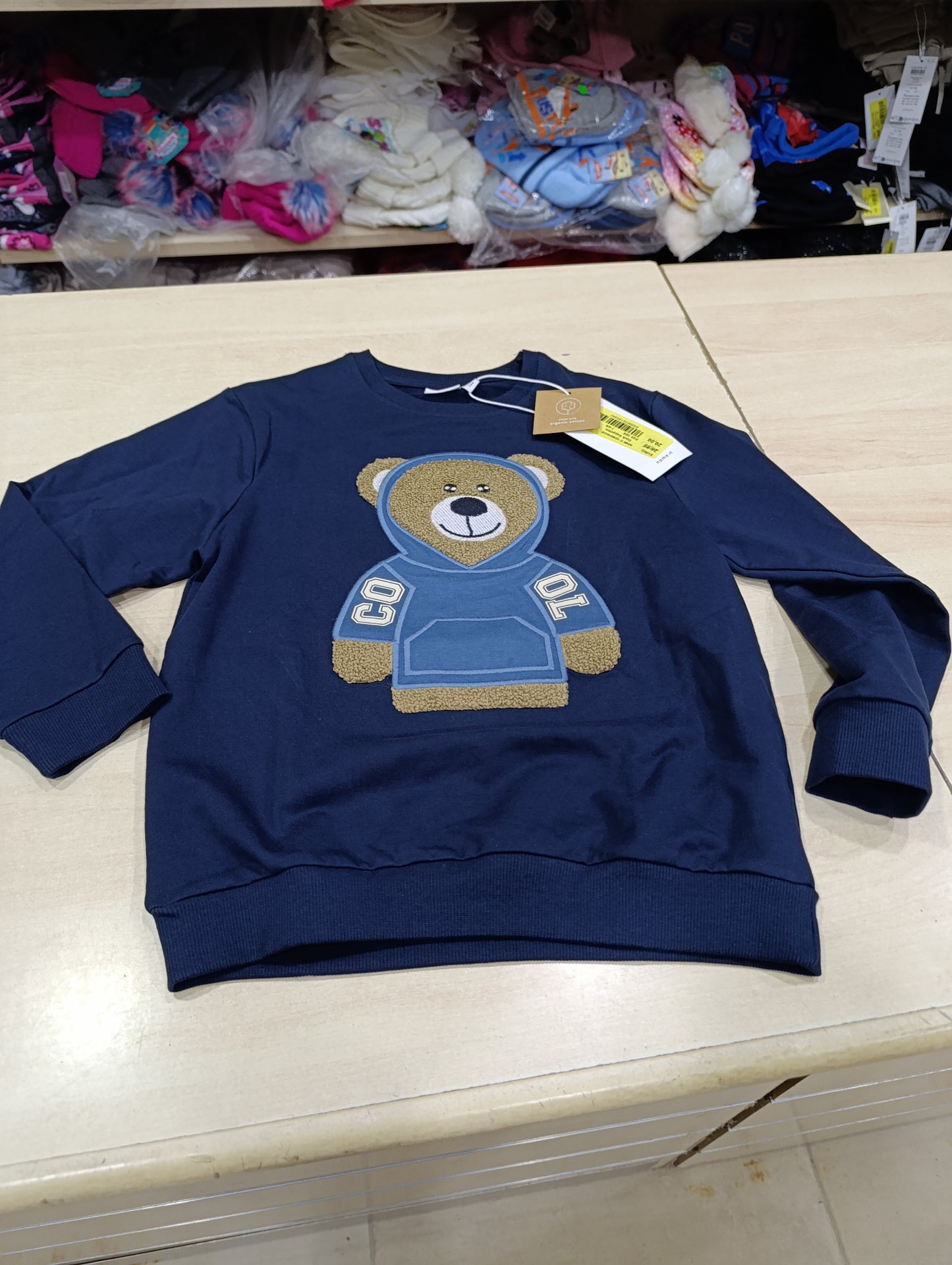 Offerta felpe in cotone bimbi a 3,50