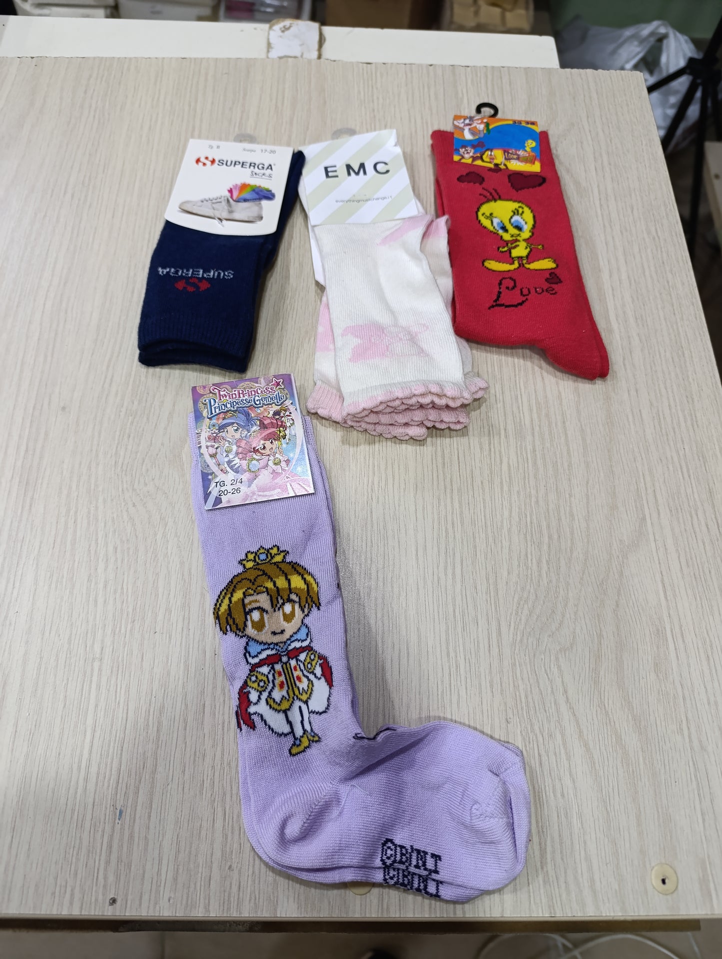 Calzini bimbi caldo cotone a 0,50