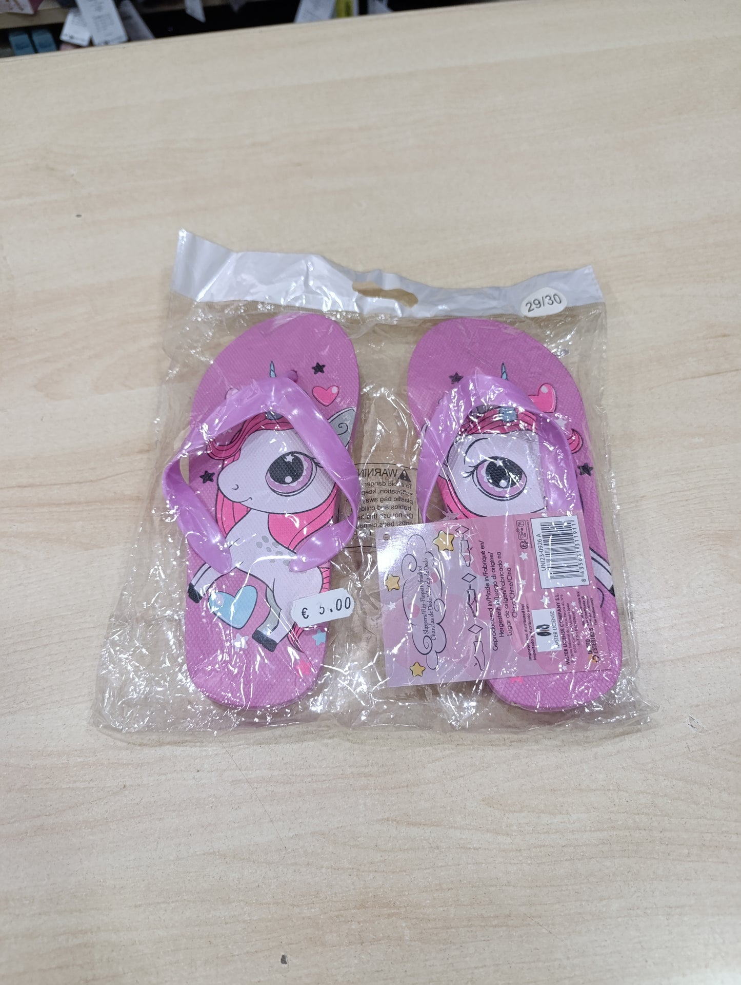 Infradito Bimba Unicorno Rosa N. 28-29