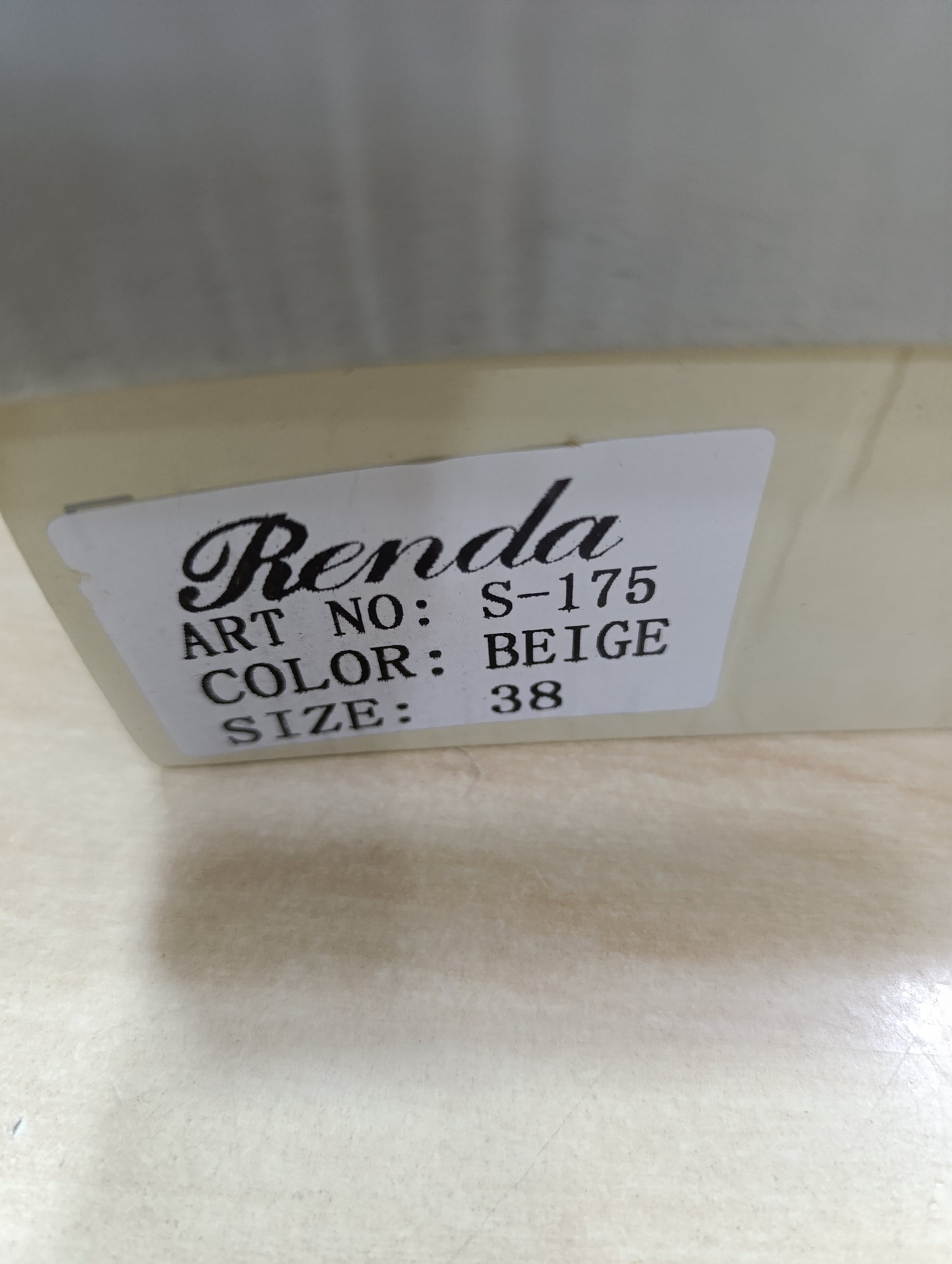 Sandali Tacco Alto Donna 38 Beige Strass | Ronda | Nuovi con Scatola