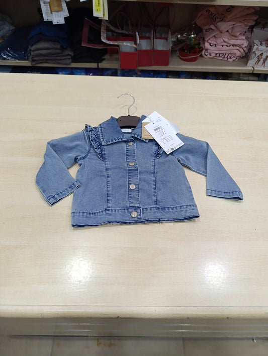 Giubbino Jeans Name It Bimba con Ruches | Nuovo con Cartellino