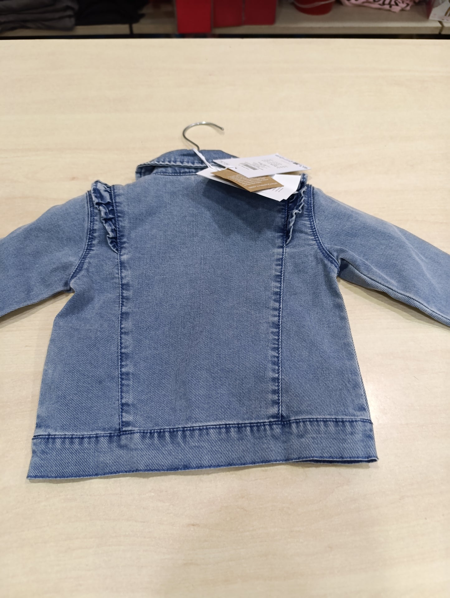 Giubbino Jeans Name It Bimba con Ruches | Nuovo con Cartellino