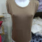 T-shirt Basic Girocollo "Sabbia Leggera"