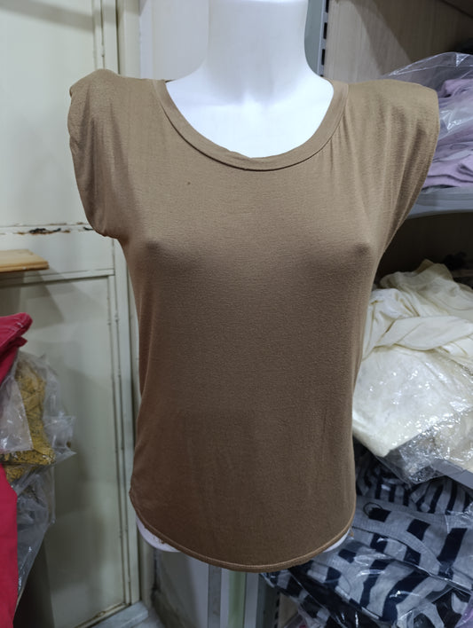 T-shirt Basic Girocollo "Sabbia Leggera"