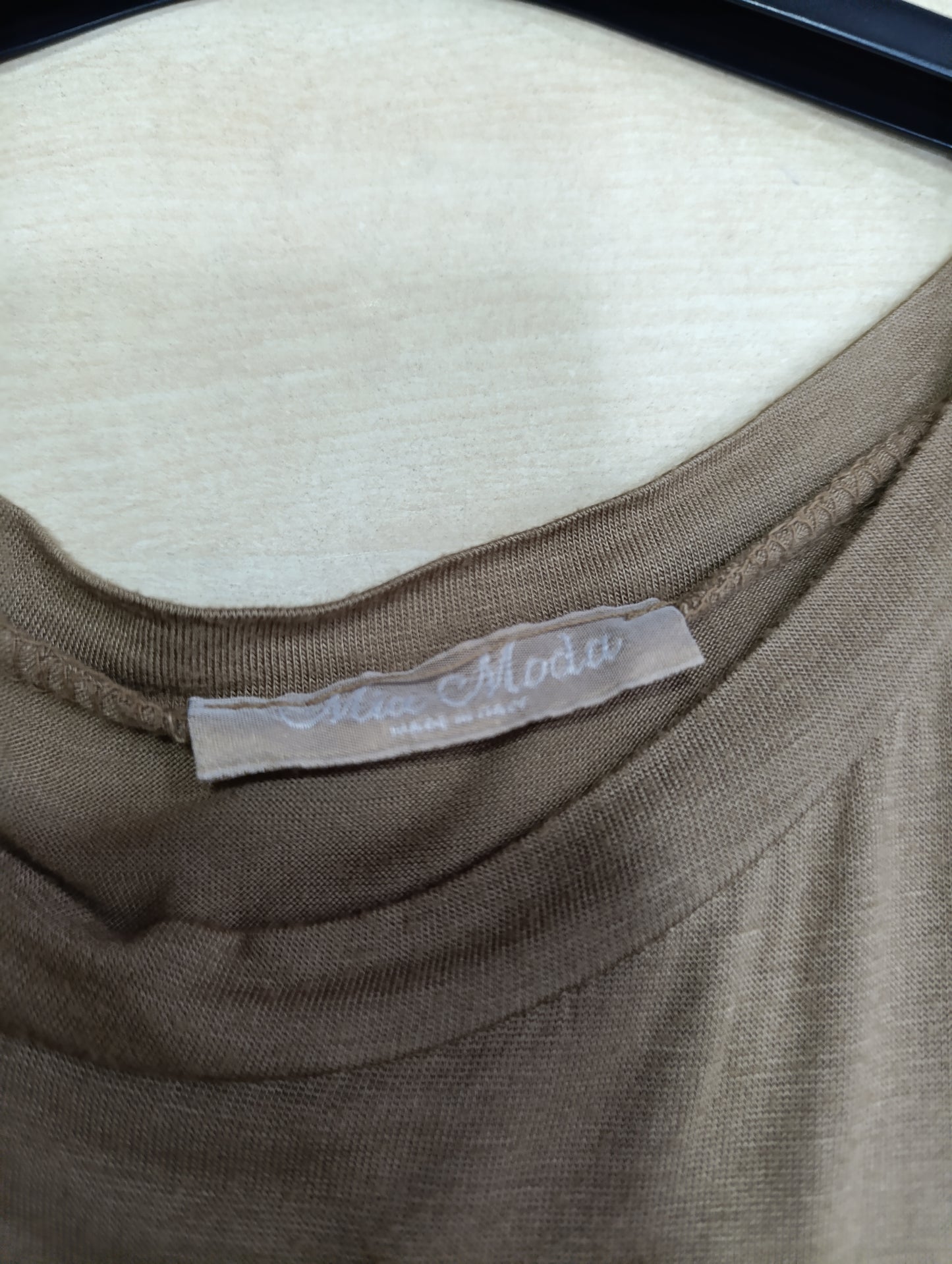 T-shirt Basic Girocollo "Sabbia Leggera"