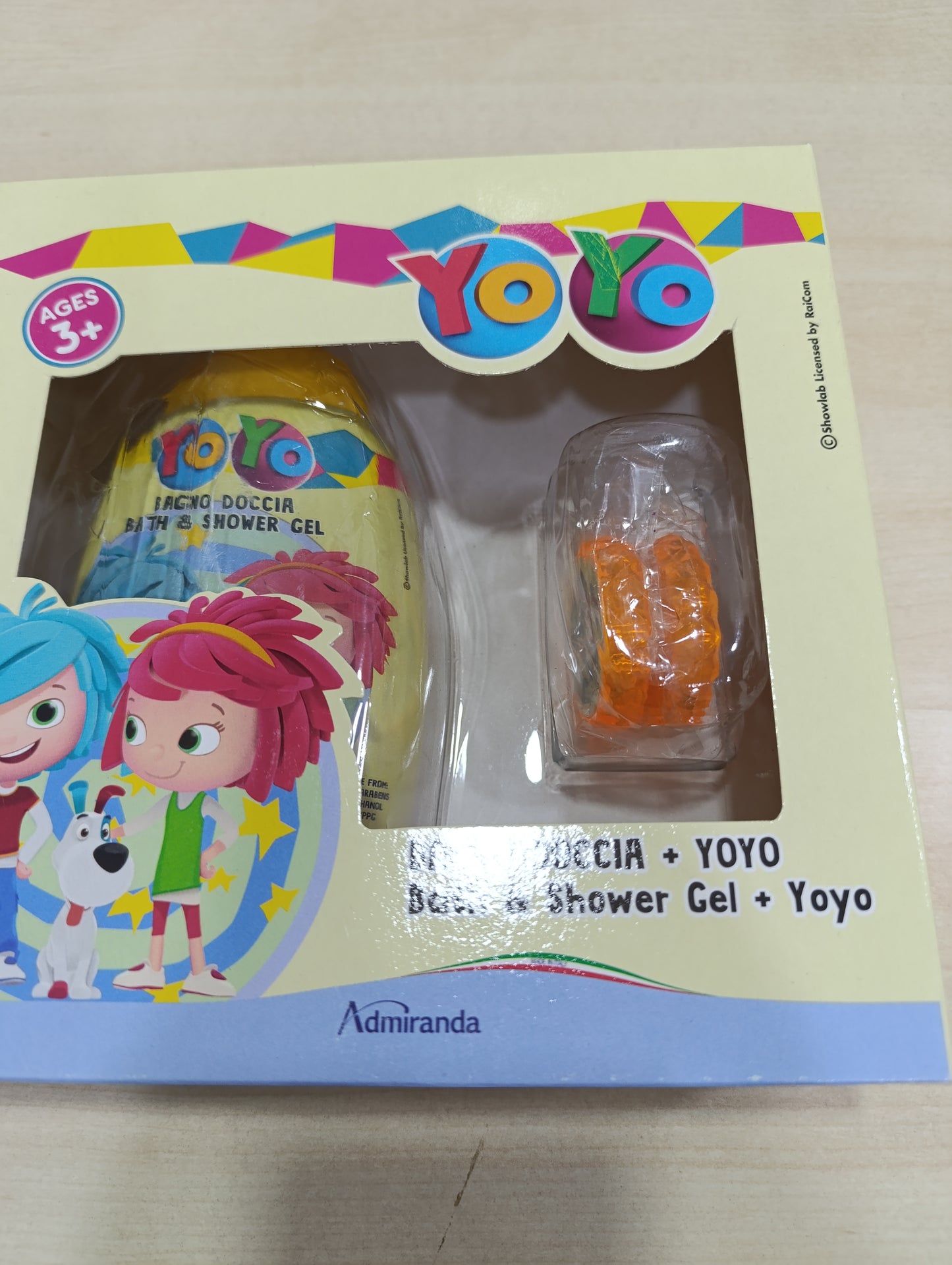 Set Regalo YoYo RaiCom - Bagnodoccia 300ml + Yoyo Giocattolo Originale 4 euro