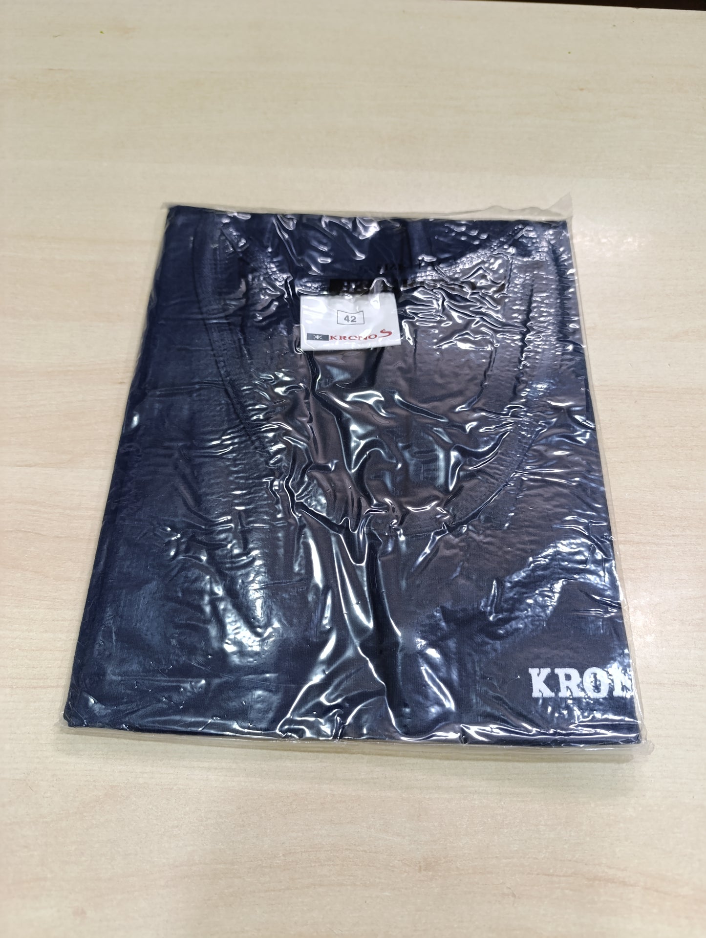 Canotta Uomo Kronos Blu Scuro Taglia 42 - 100% Cotone Nuova