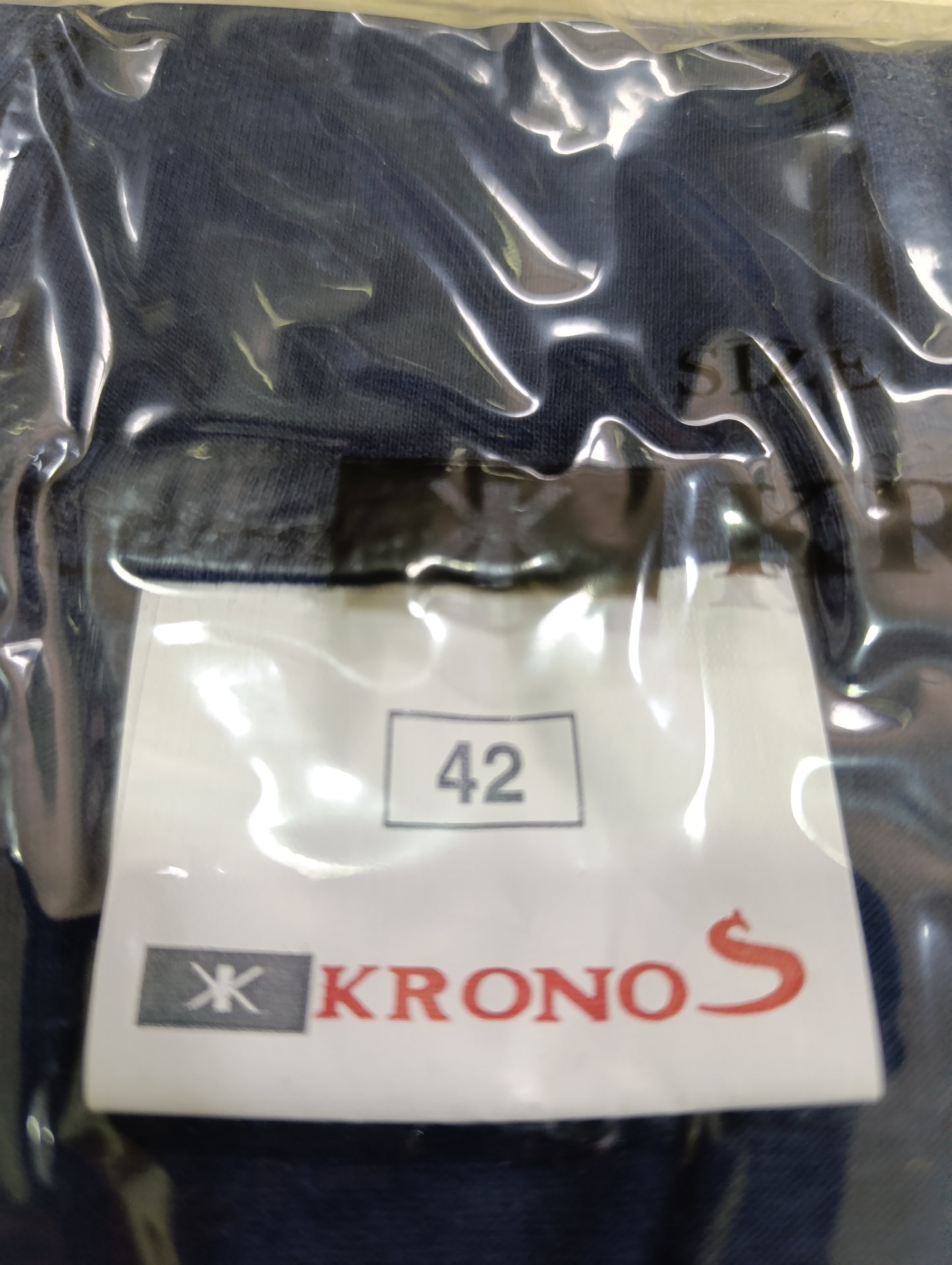 Canotta Uomo Kronos Blu Scuro Taglia 42 - 100% Cotone Nuova