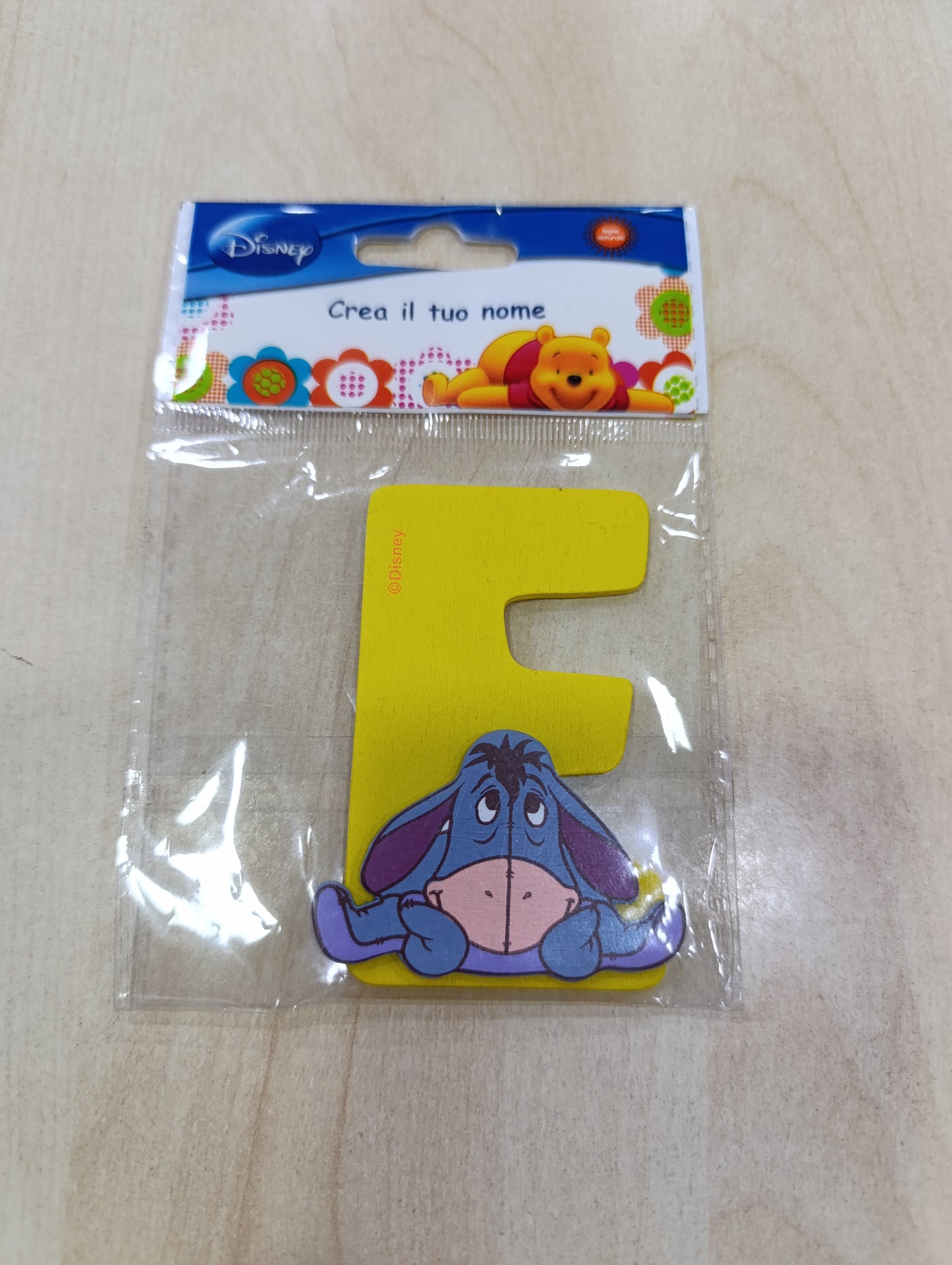 Lettere in legno della Disney a 0,20 centesimi