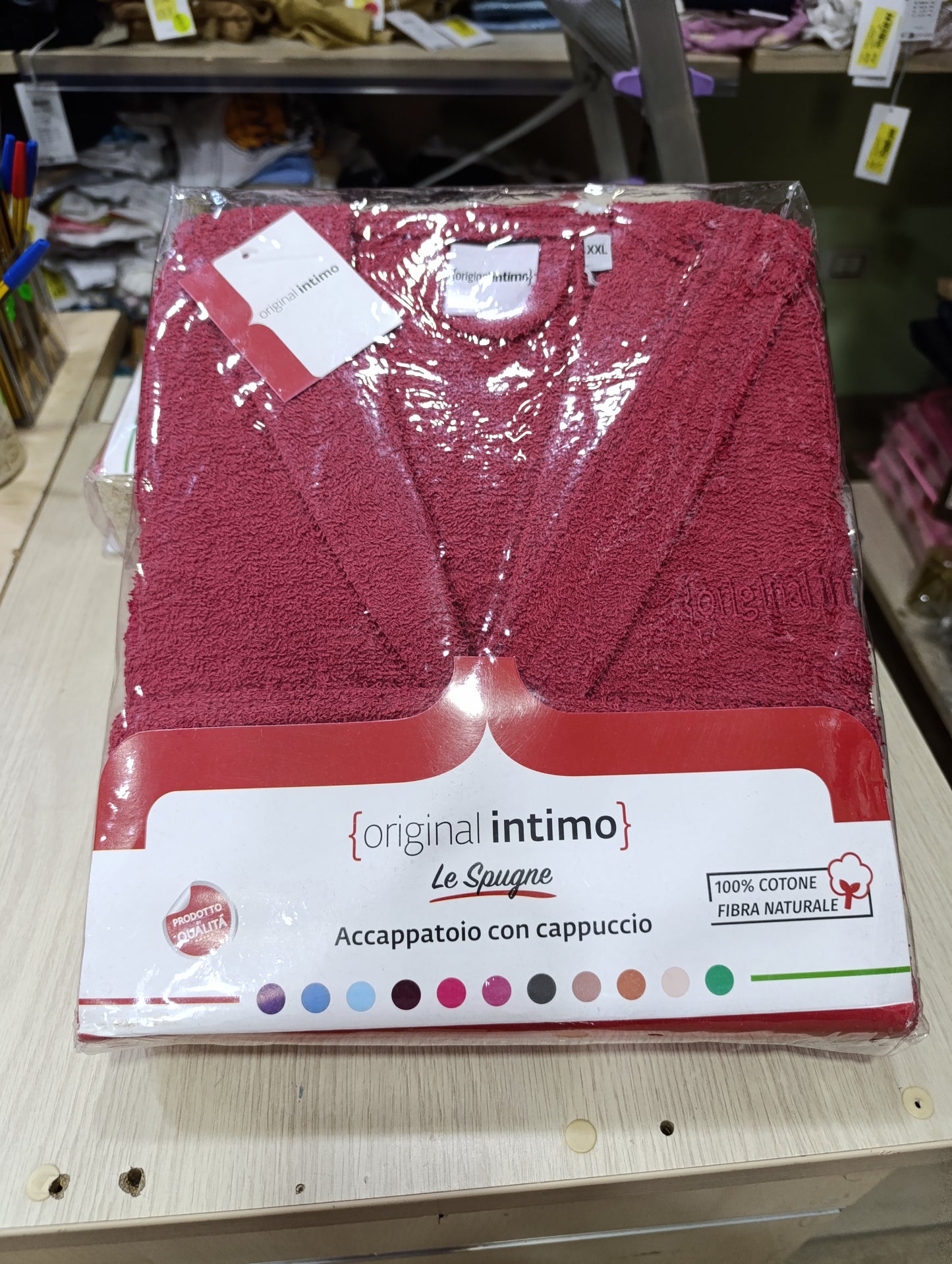 Accappatoio in spugna a 4,50