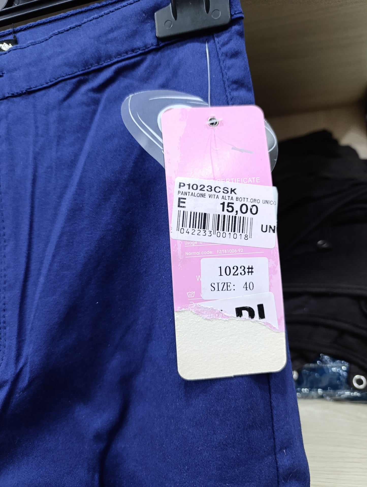 Pantalone donna in cotone a 1,50