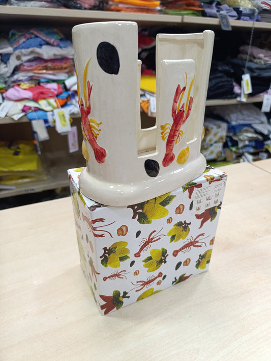 Porta bicchieri in ceramica piccolo e grande a 2 euro