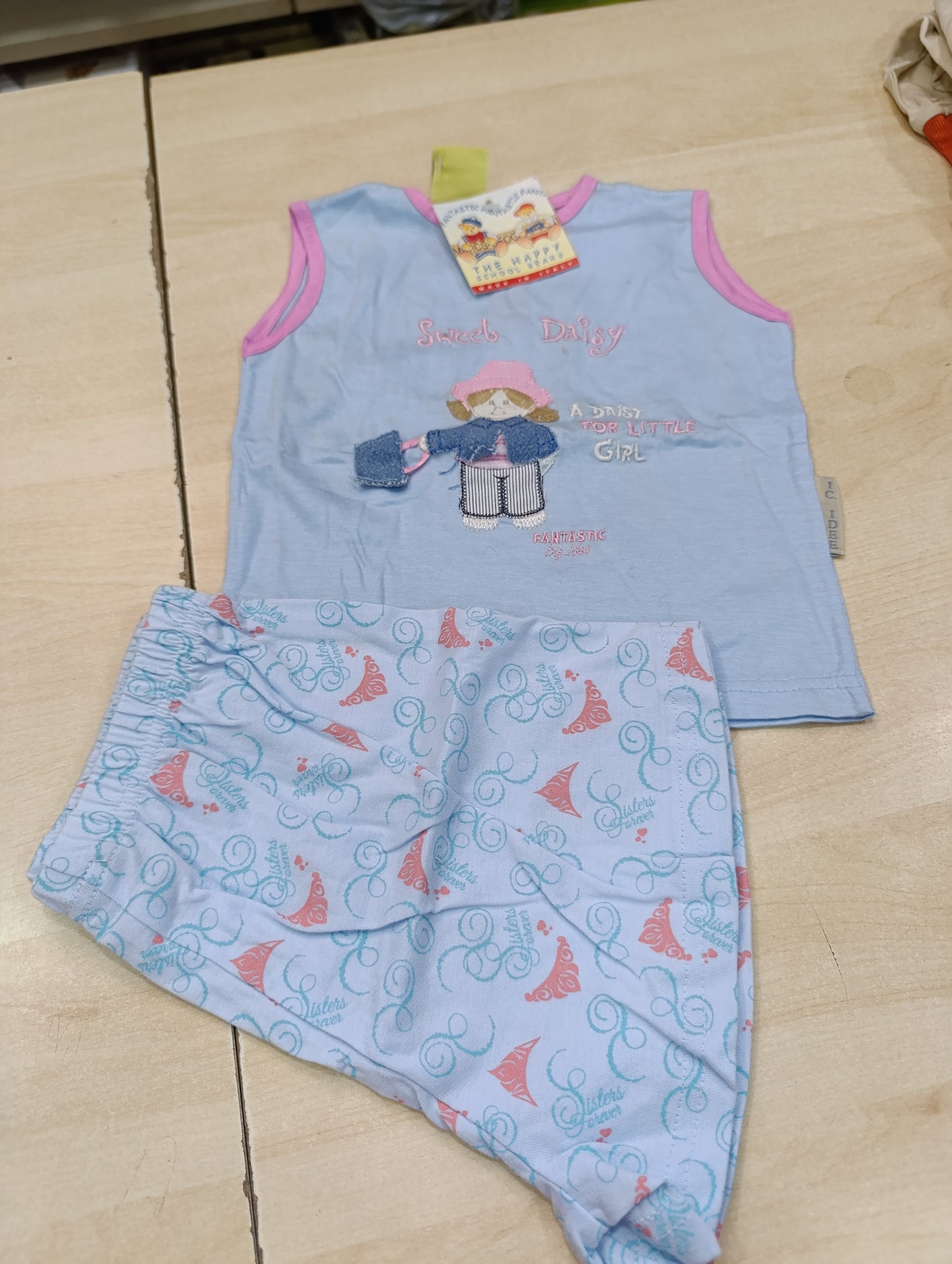 Pigiama bambini estivi mezza manica e mezza gamba a 2,80