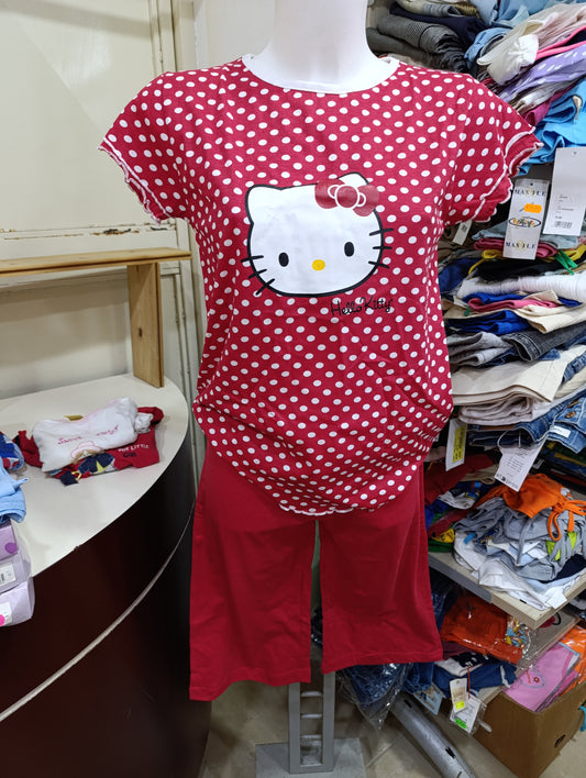 Pigiama donna in cotone a 3 euro
