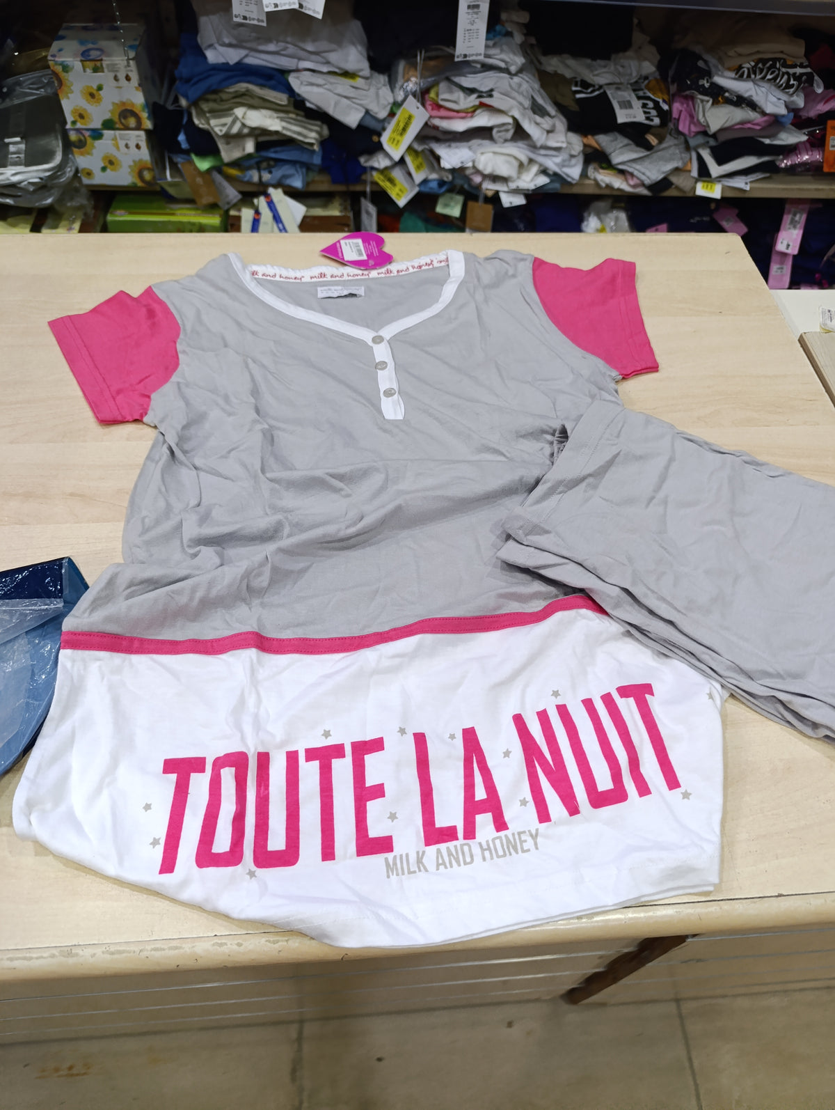 Pigiama donna in cotone a 3 euro