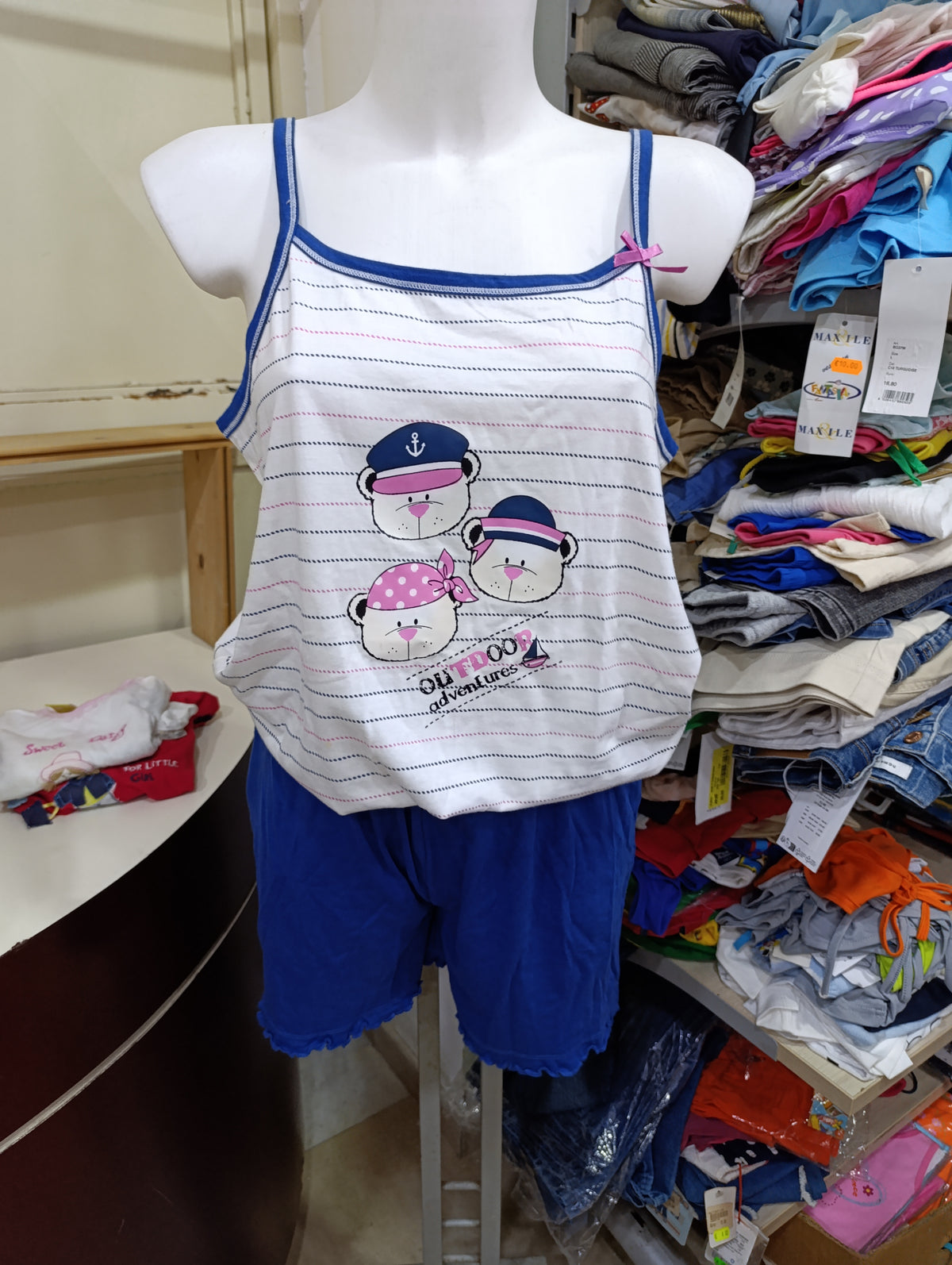 Pigiama donna in cotone a 3 euro
