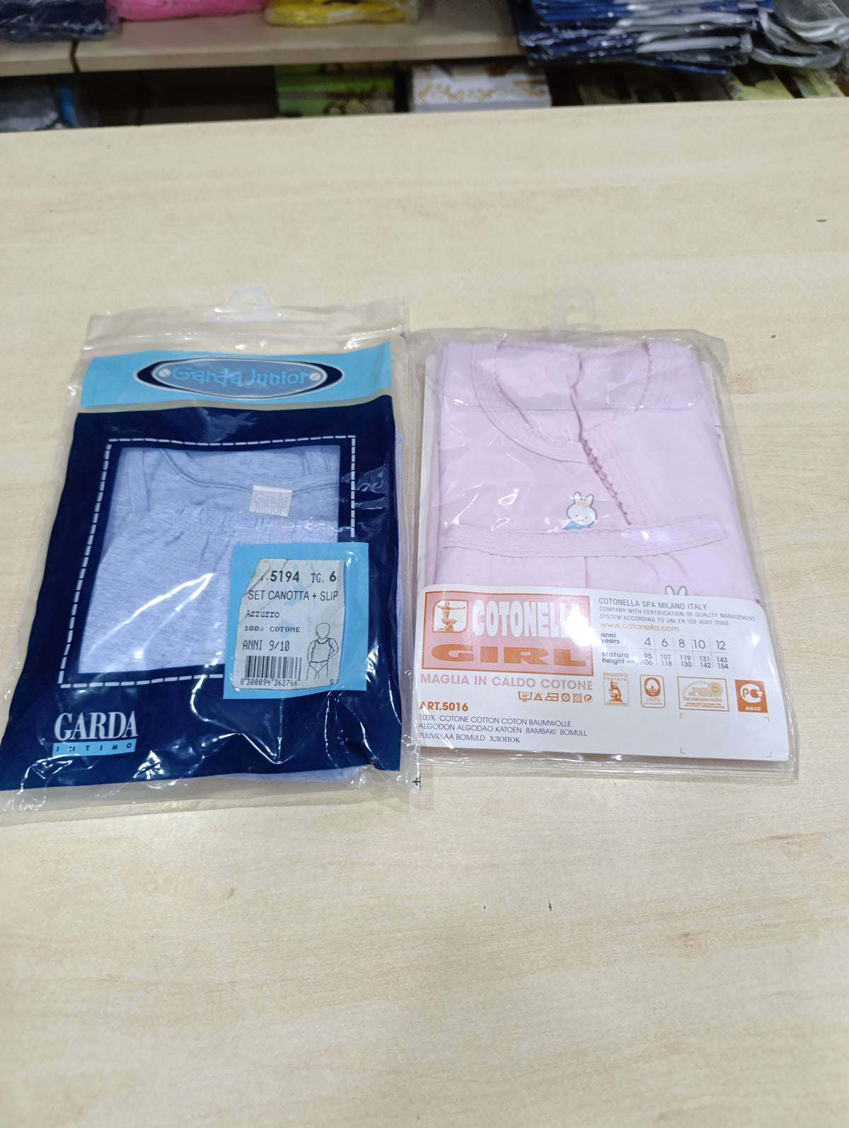 Coordinati intimi bimbi a 2,50