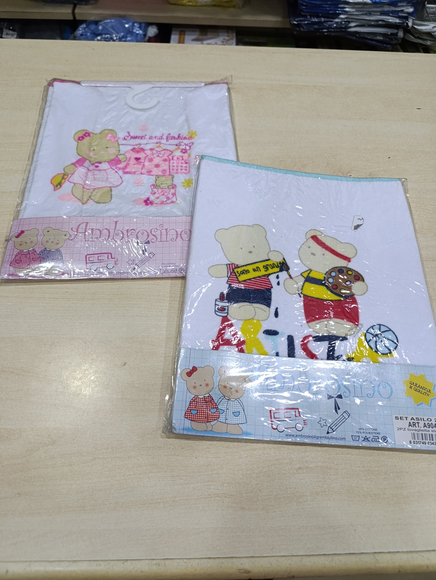 Tovagliette scuola a 2 euro