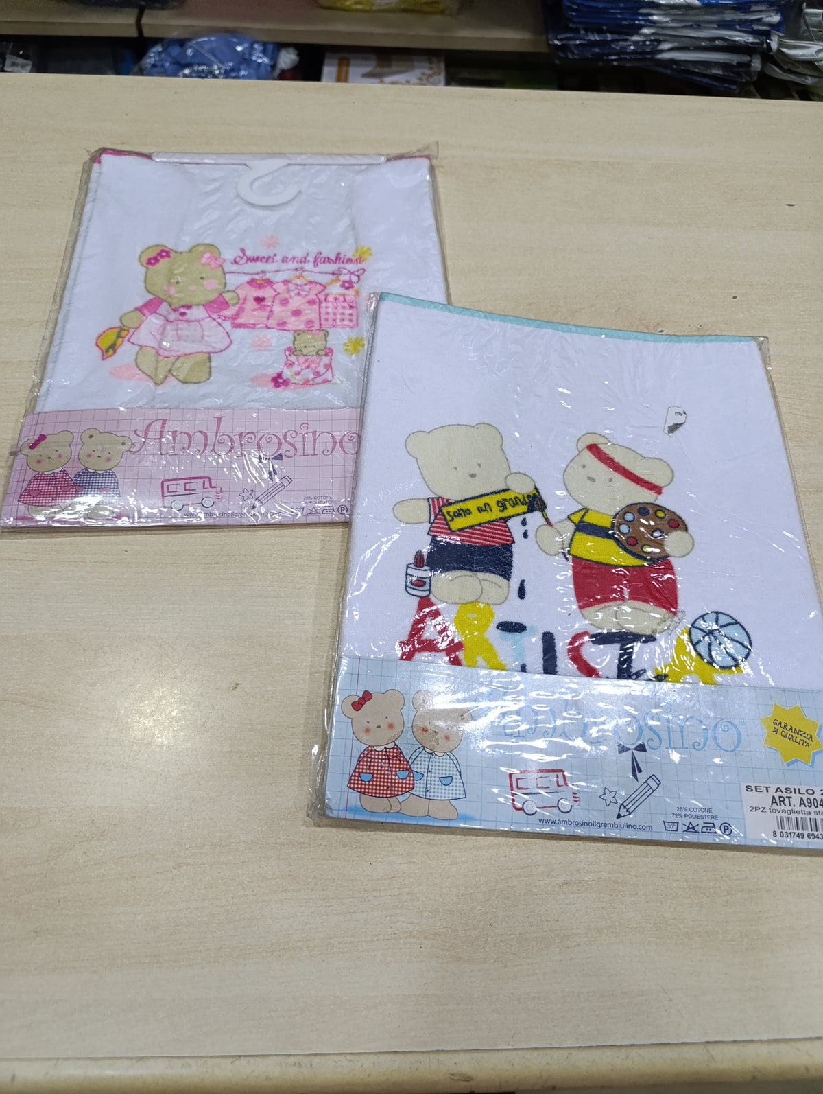 Offerta set tovagliette scuola a 2,50