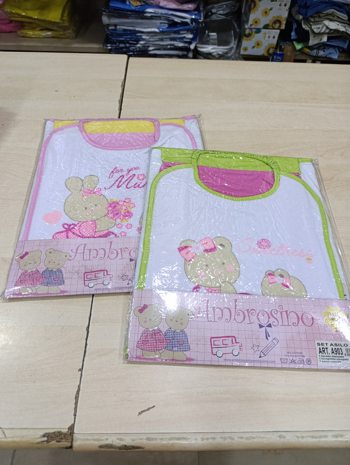 Offerta set tovagliette scuola a 2,50