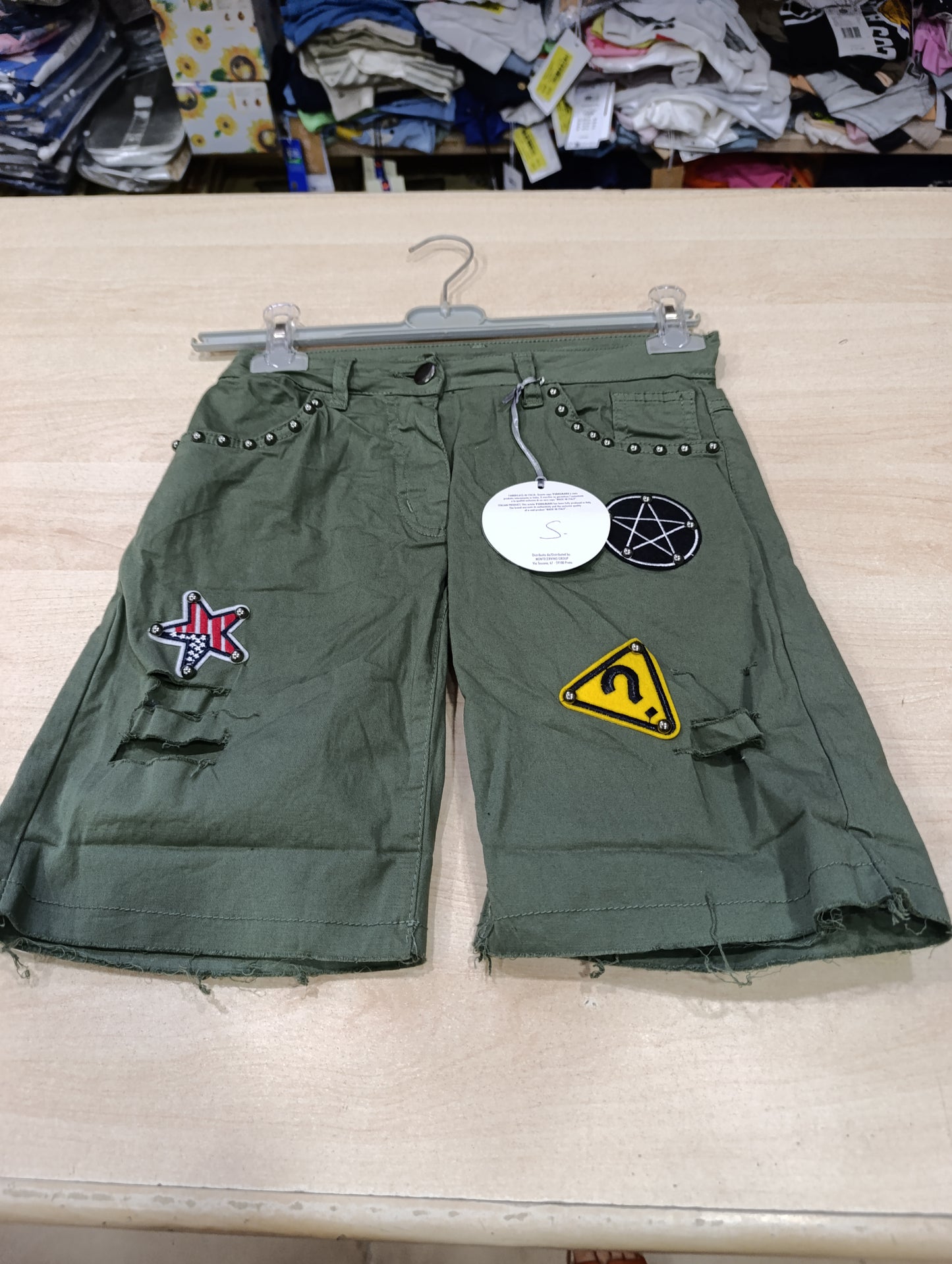Pantaloncini donna a 2,50 prodotto italiano
