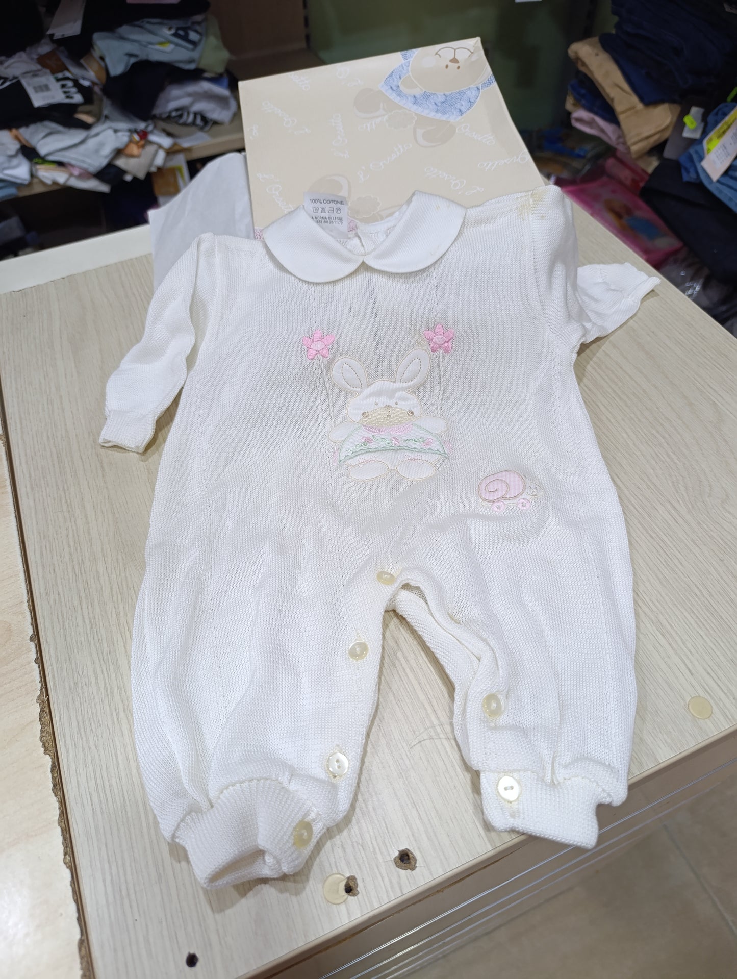 Tutine neonati cotone manica lunga e gamba lunga a 4 euro