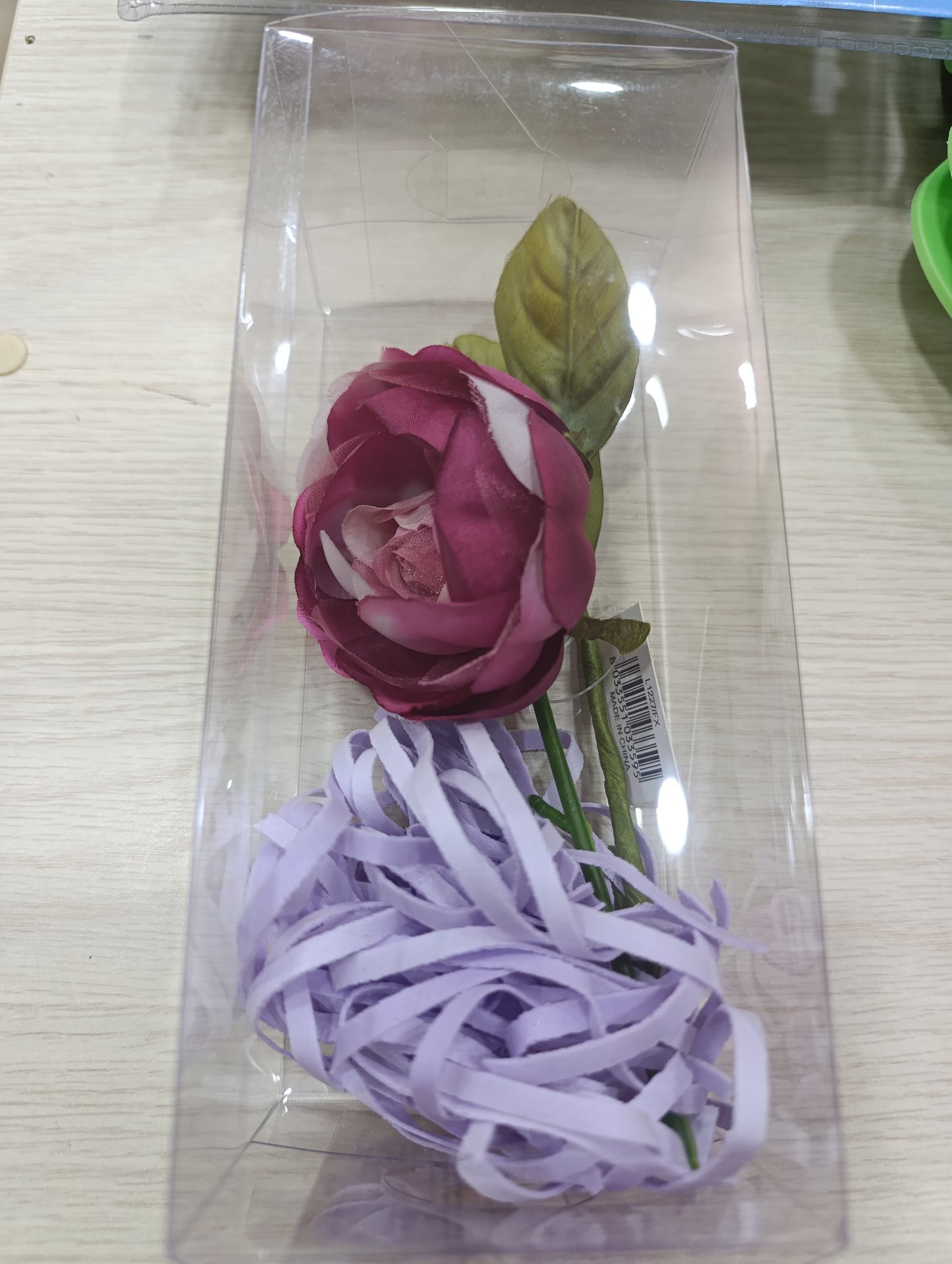 Fiore con straccetti di sapone a 1 euro