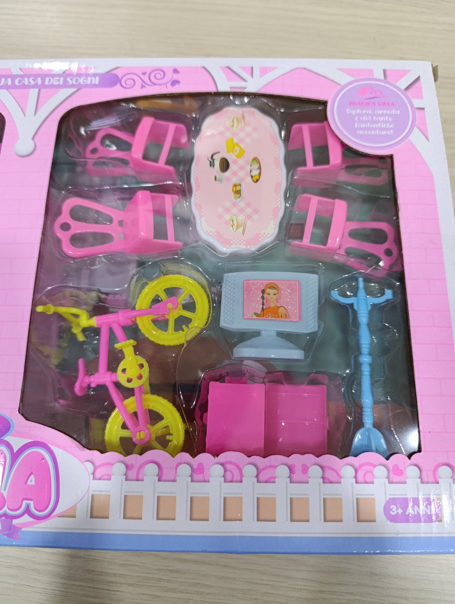 Magica Villa - Casetta delle Bambole con Accessori - La Casa dei Sogni 3+ Anni